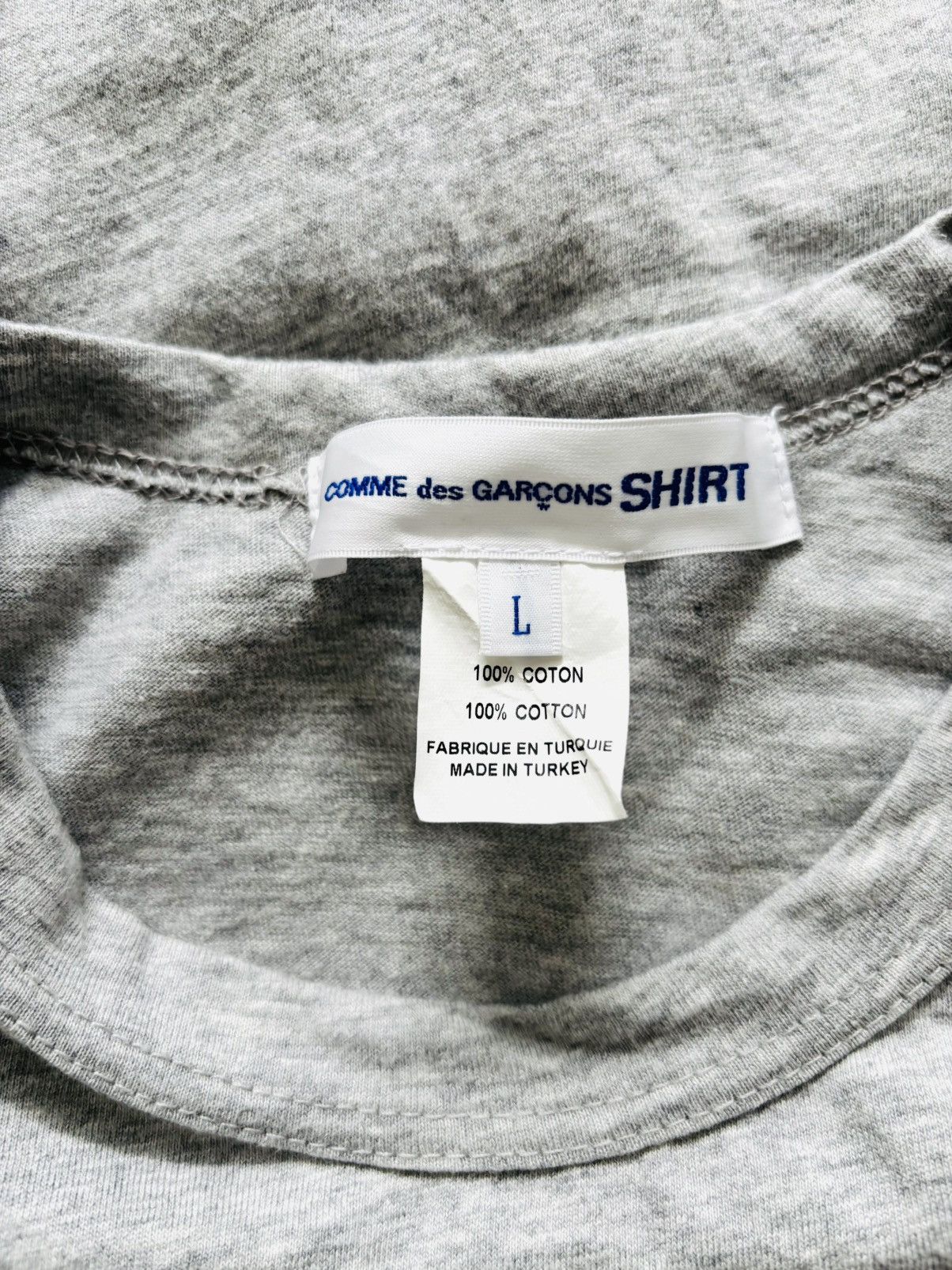 Comme des Garcons SHIRT Grey T-shirt Size US L / EU 52-54 / 3 - 4 Thumbnail