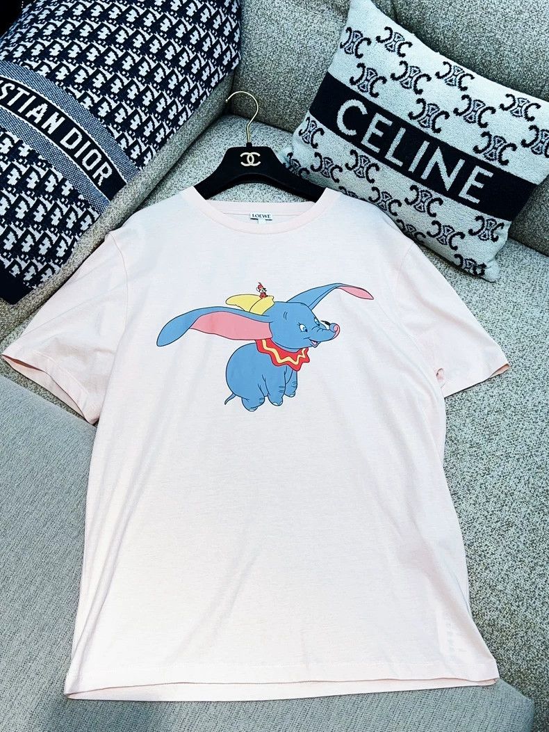 Loewe LOEWE Pink S size round neck short sleeve baby elephant pa Size S / US 4 / IT 40 - 1 Thumbnail