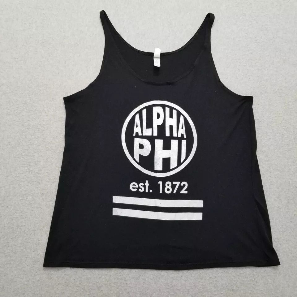 Other Bella Shirt Womens Medium Tank Top Sleeveless Alpha Phi Size M / US 6-8 / IT 42-44 - 1 Thumbnail