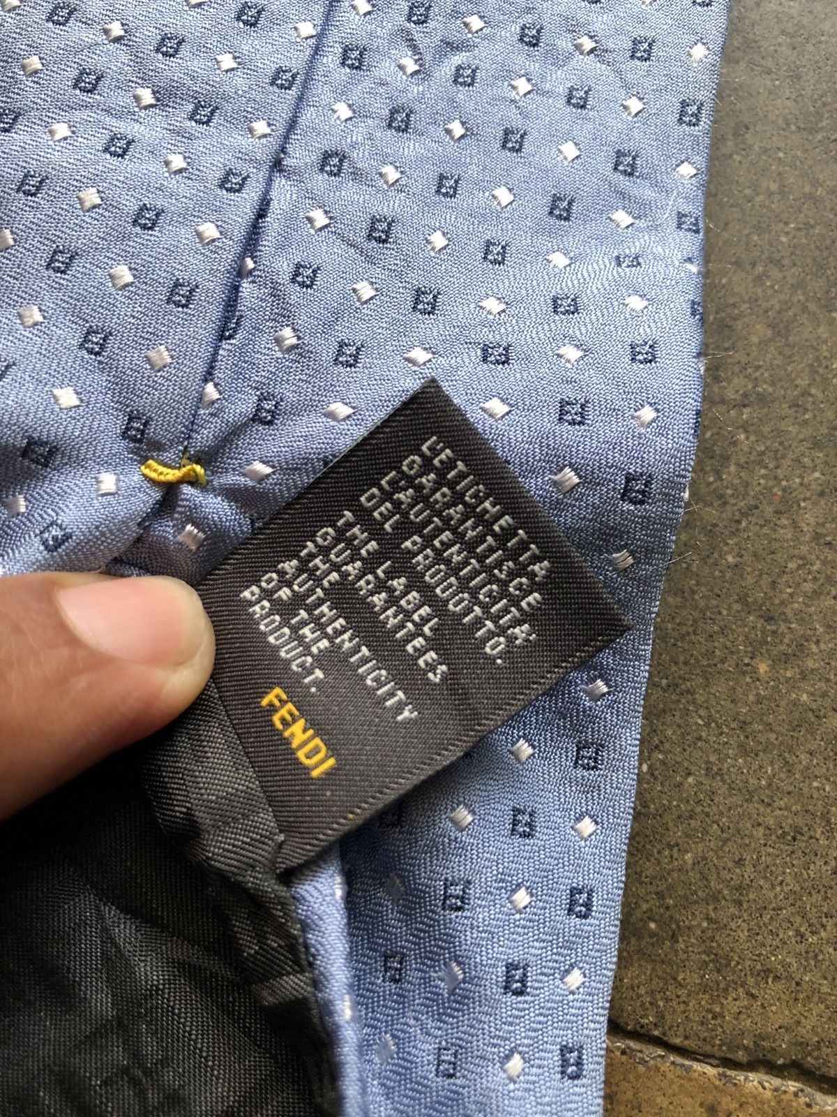 Aquascutum × Fendi × Y's for Men BUNDLE 4pcs TIE , YS FOR MEN , FENDI , POLO , AQUASCUTUM Size ONE SIZE - 7 Thumbnail