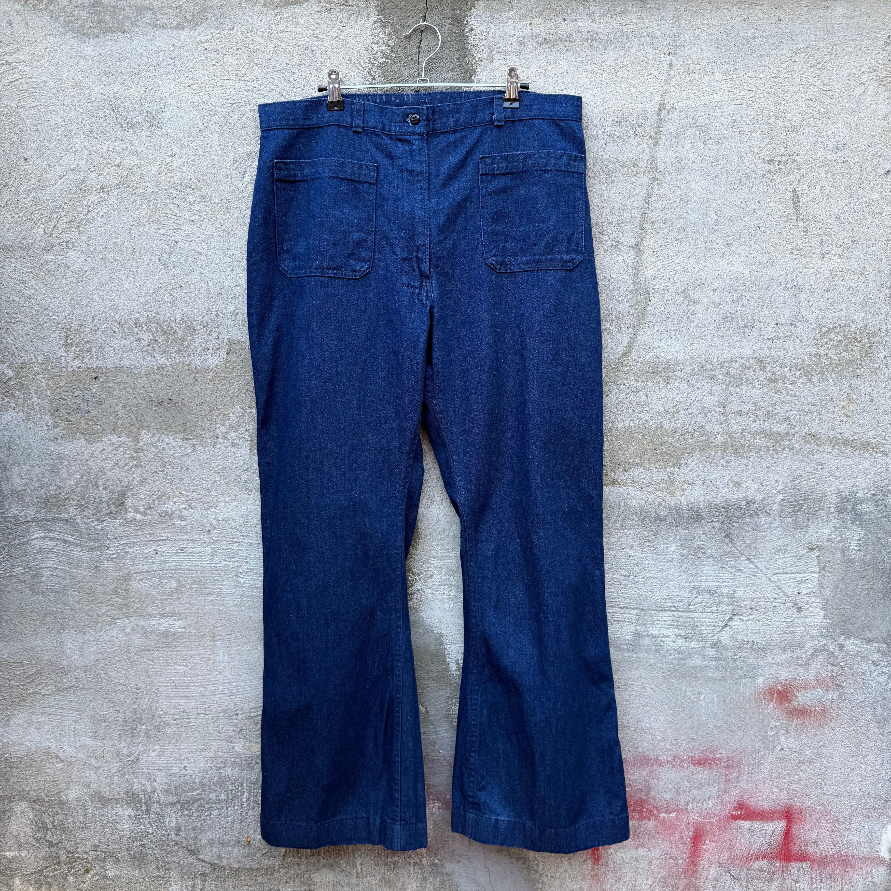 Other 90's US Military Women's Denim Dungaree Pants Size 36" / US 14 / IT 50 - 1 Thumbnail