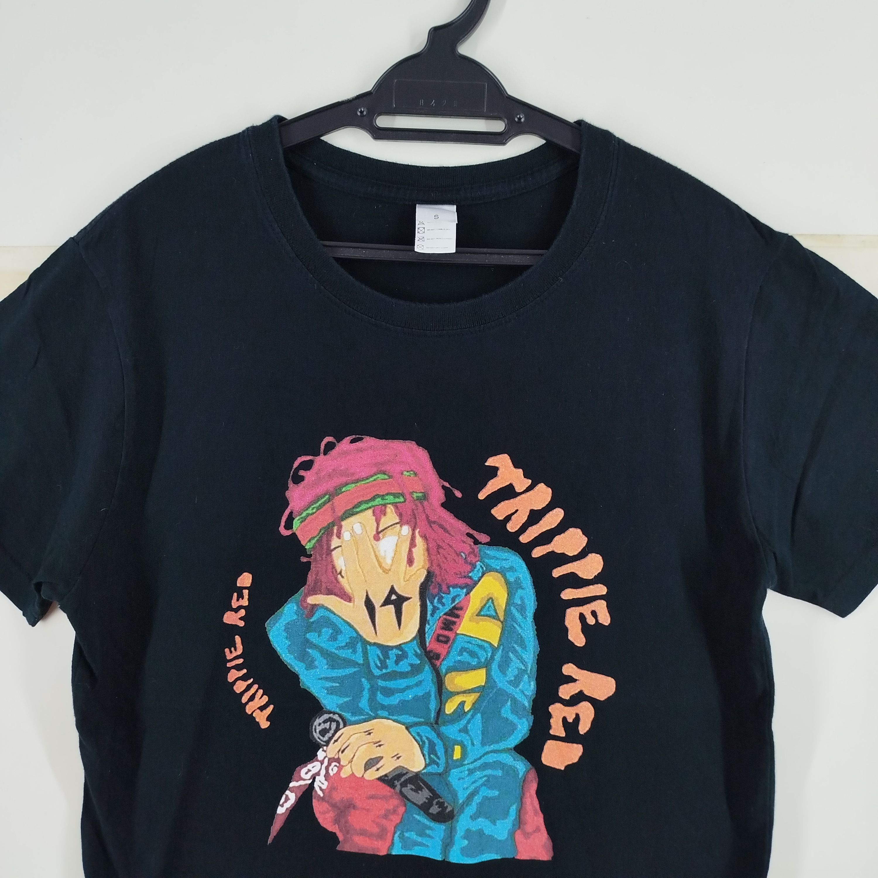 Band Tees × Rap Tees × Trippie Redd Trippie Redd Big Print Rapper Ranggae Singer Hip Hop Size US S / EU 44-46 / 1 - 2 Thumbnail