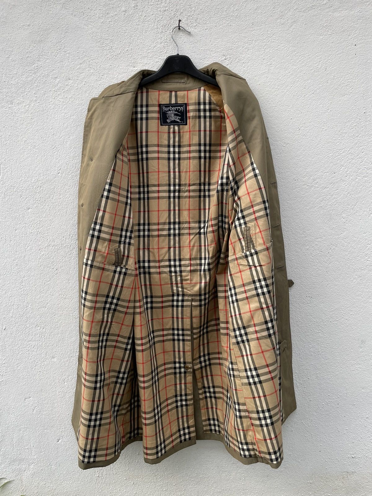 Burberry Prorsum × Vintage Vintage Burberrys Nova Check Trench Jacket Size US L / EU 52-54 / 3 - 1 Thumbnail