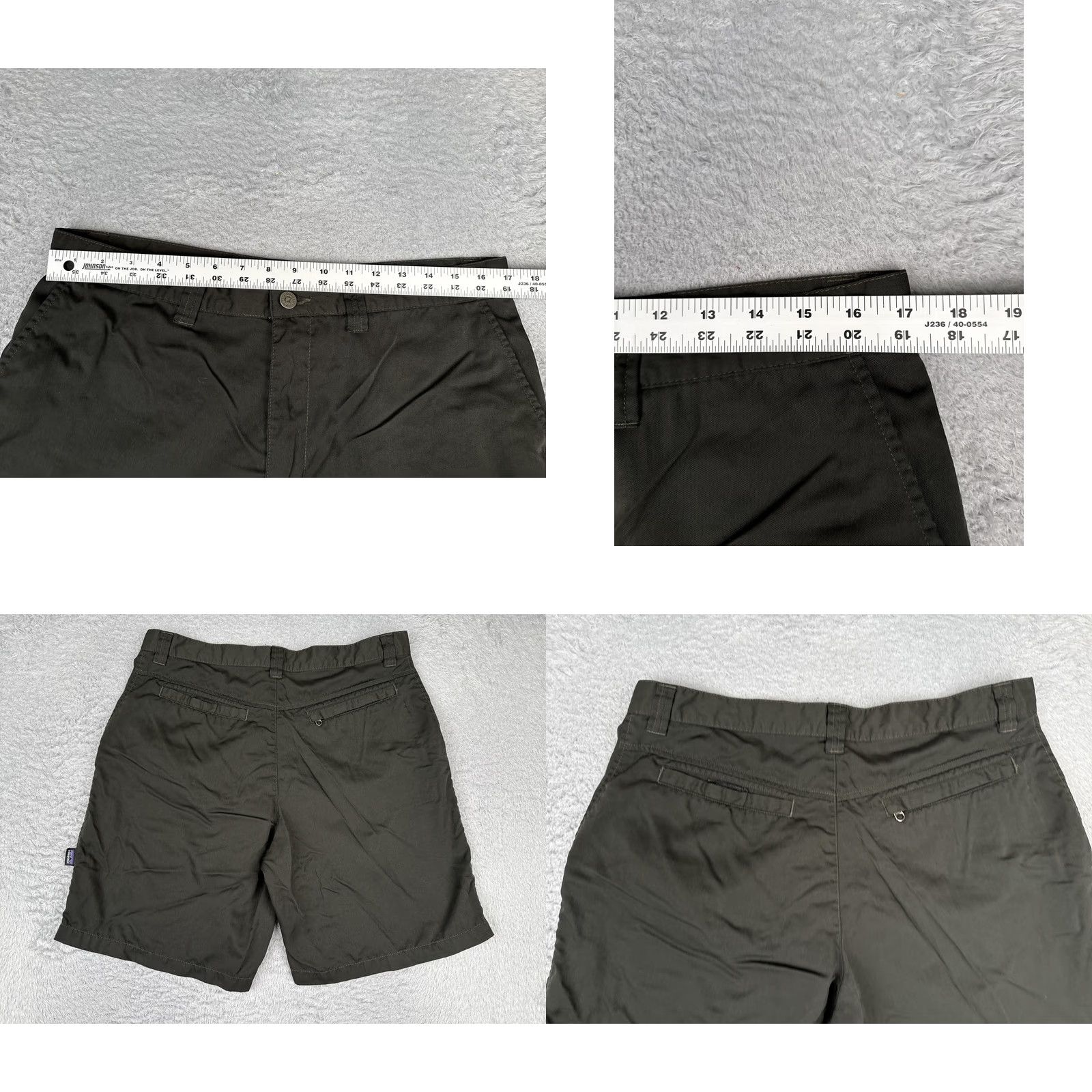 Patagonia VINTAGE Patagonia Shorts Men 36 Green Nylon Microfiber Chino 10" Quick Dry Nylon Size US 36 / EU 52 - 9 Thumbnail