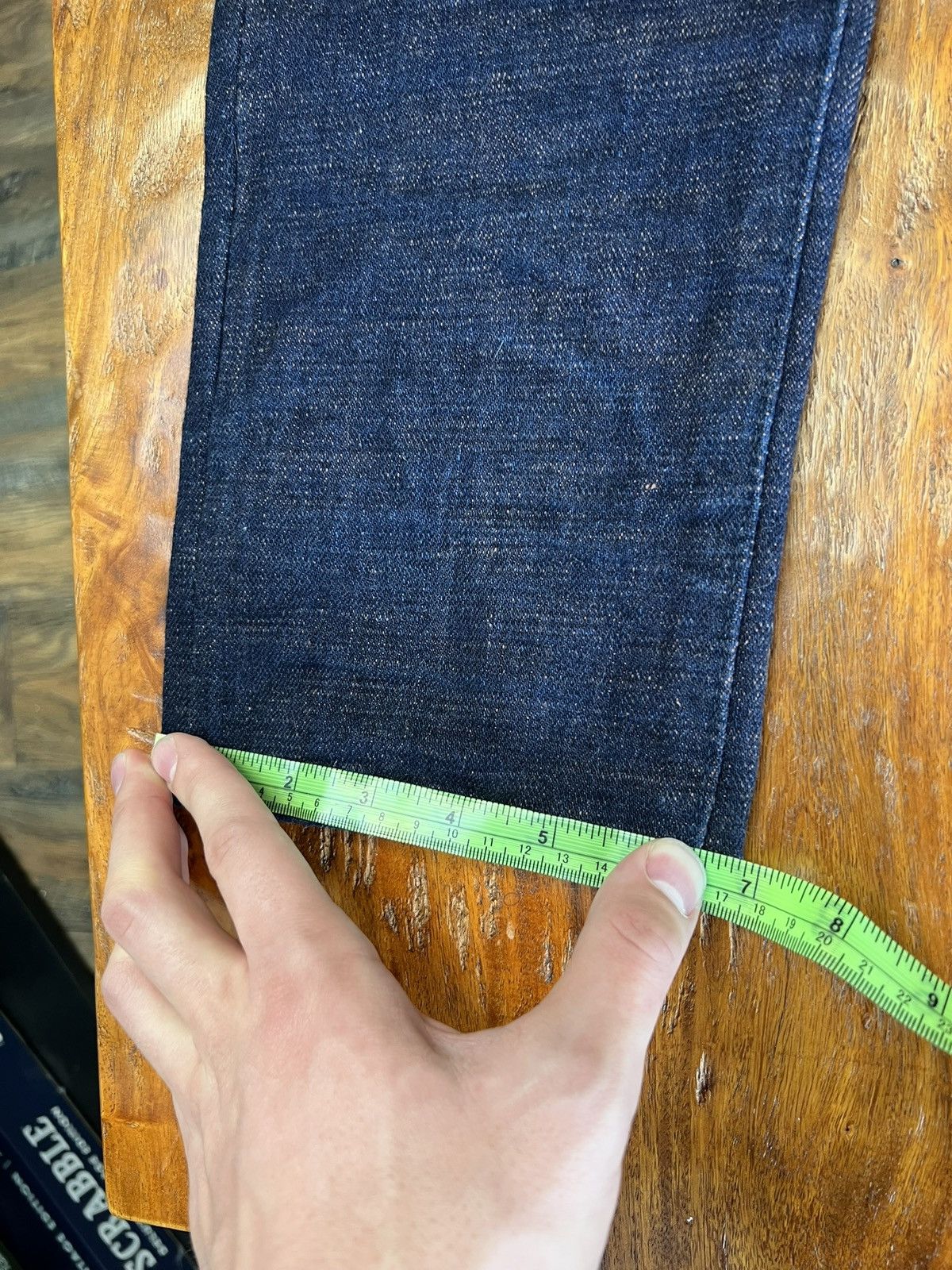Japan Blue Okayama Denim ODJB019 18OZ. "SIDERITE SLUB" SELVEDGE JEANS Size US 31 - 9 Thumbnail