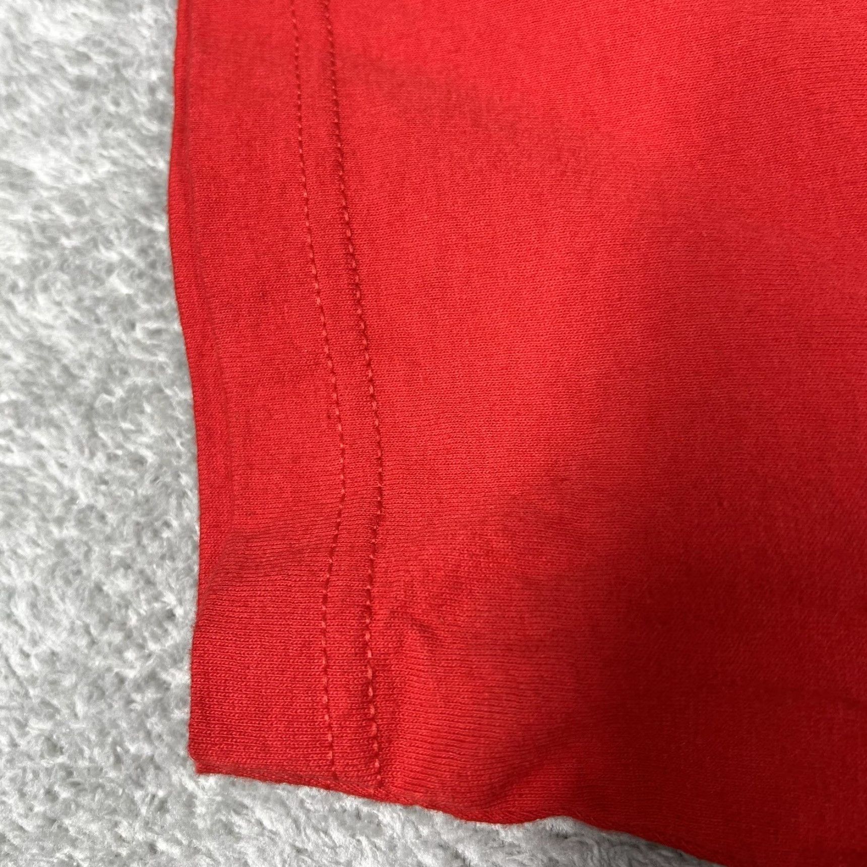 Vintage Union Made “One Job Should Be Enough” Shirt Mens Large Red Cotton Crew Neck Short Sleeve Size US L / EU 52-54 / 3 - 5 Thumbnail