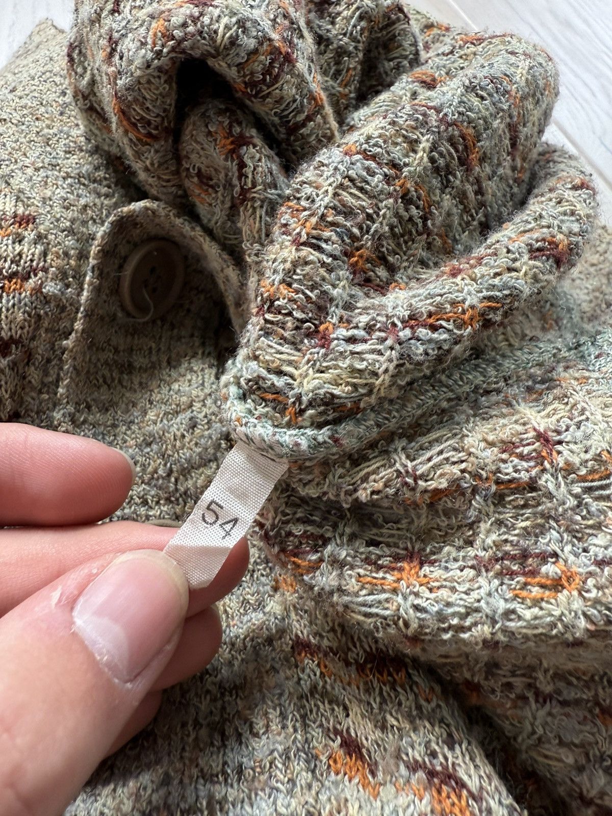 Missoni Missoni Example Multicolored Cable Knit Cardigan Sweater Size US L / EU 52-54 / 3 - 5 Thumbnail