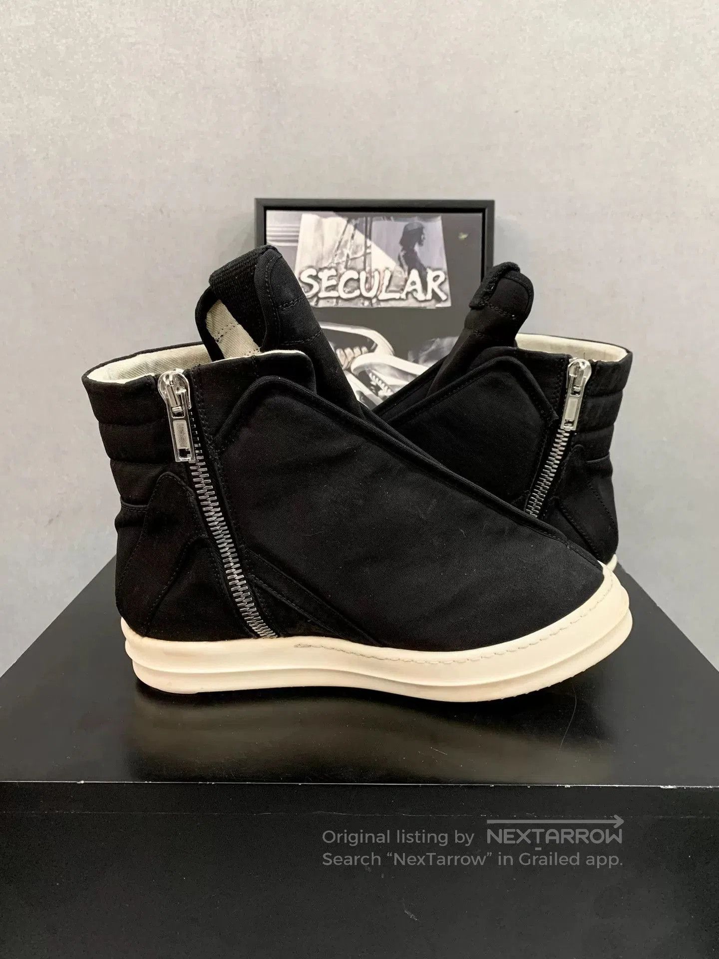 Rick Owens Drkshdw Rick Owens DRKSHDW Hoofdunk Zipper Boots. Size US 7 / EU 40 - 5 Thumbnail