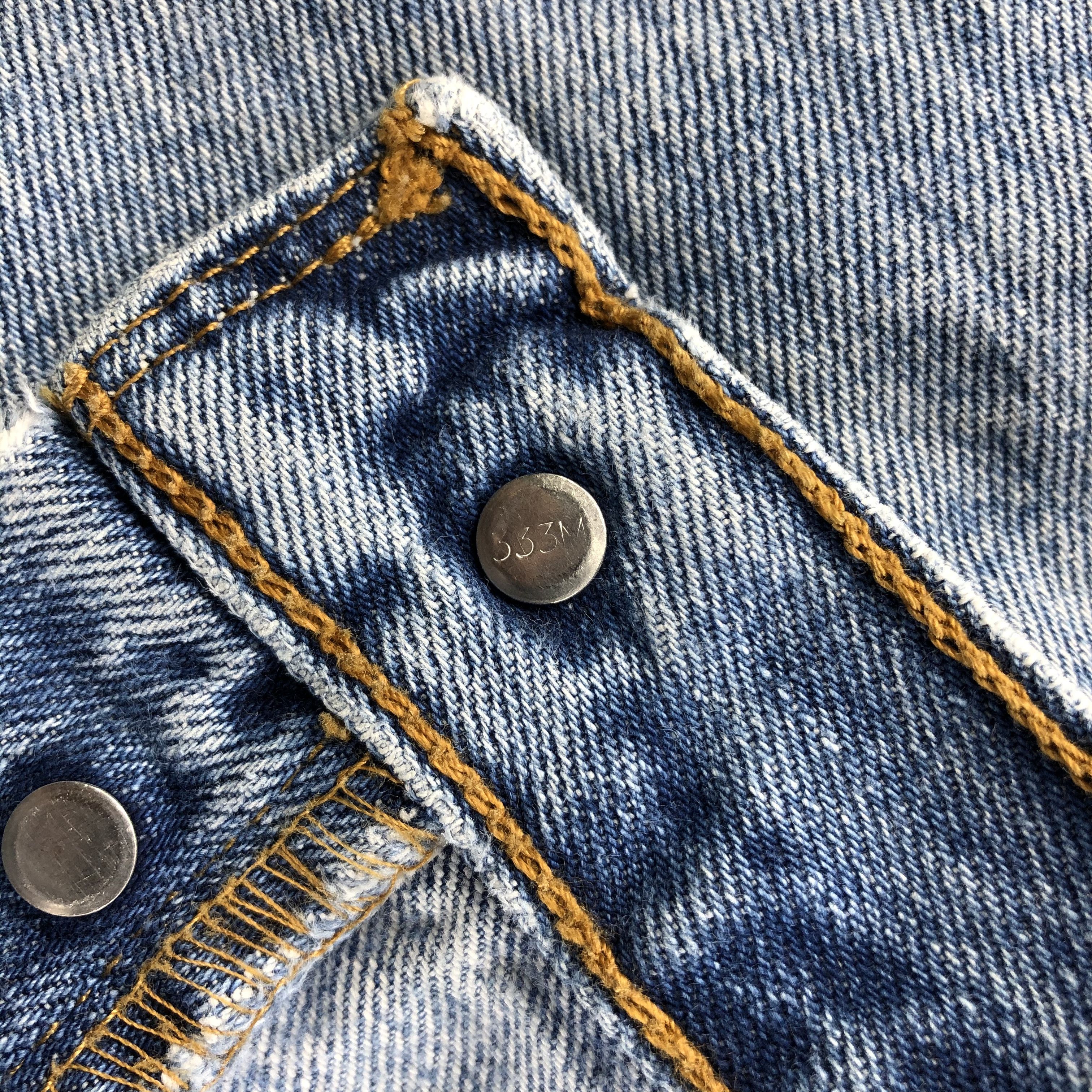 Levi's × Vintage Vintage 90s Distress Levis 501 Jeans-JM1142 Size US 37 - 12 Thumbnail