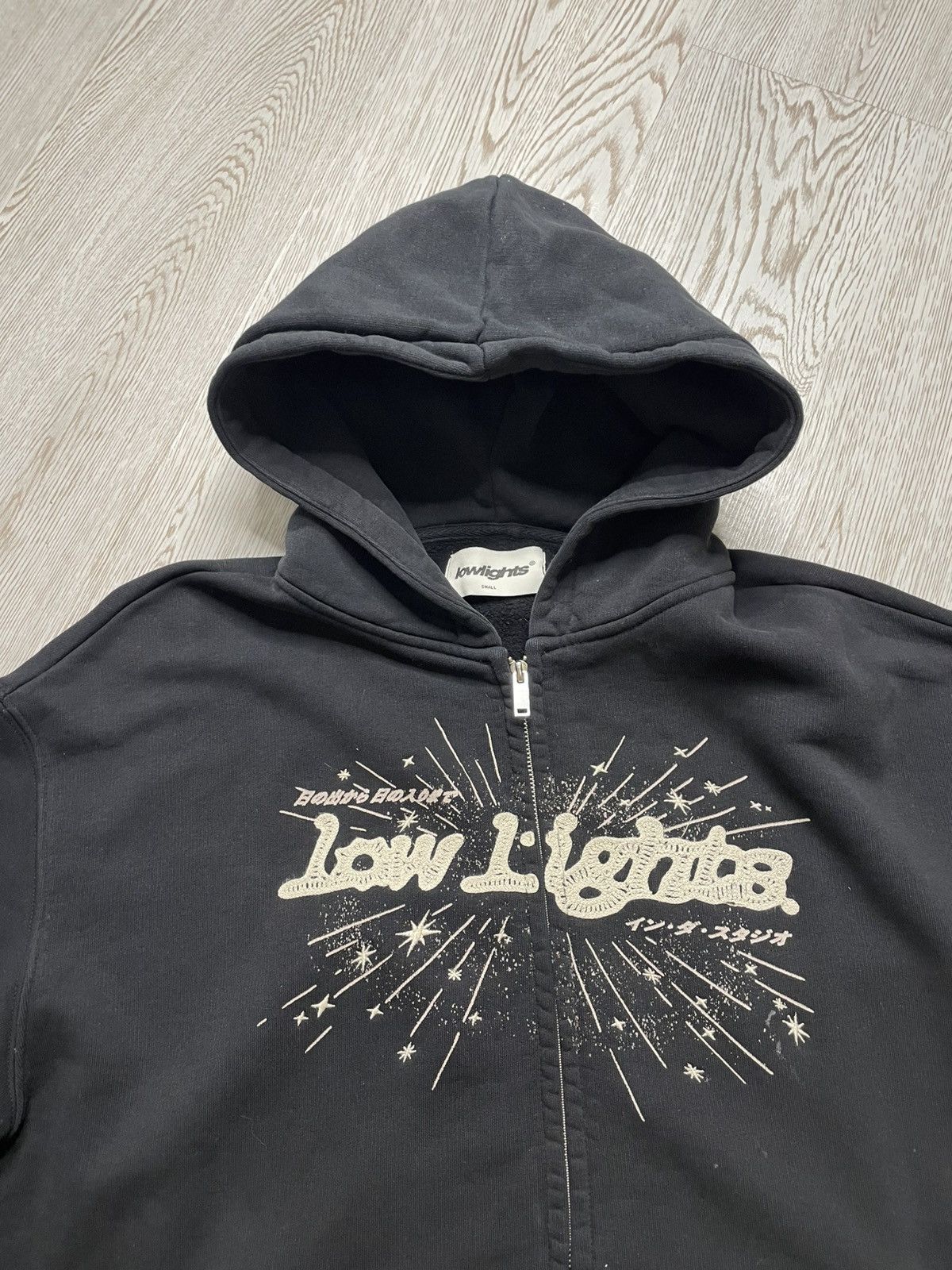 Designer Lowlights Studios Y2K Big Logo Full zip oversized hoodie Size US S / EU 44-46 / 1 - 3 Thumbnail