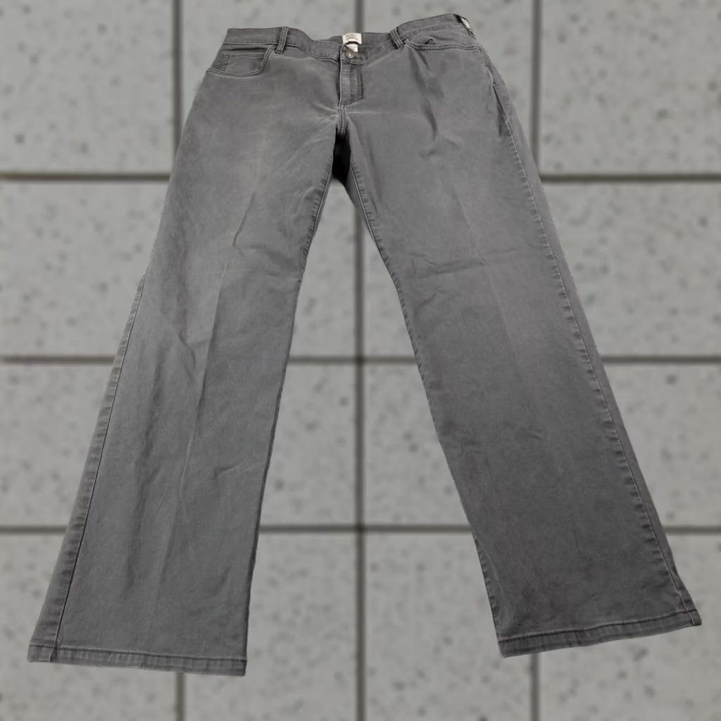 Flint And Tinder Flint And Tinder Pants Mens 38X34 Gray 5-Pocket Jean Straight Huckberry Pants Size US 38 / EU 54 - 1 Thumbnail