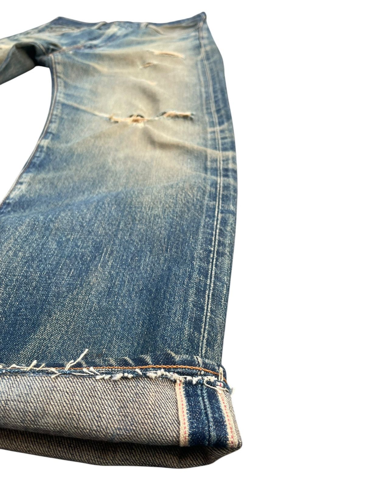 Levi's Vintage 1994 Levi’s 502XX E Selvedge Distressed Size US 31 - 3 Thumbnail
