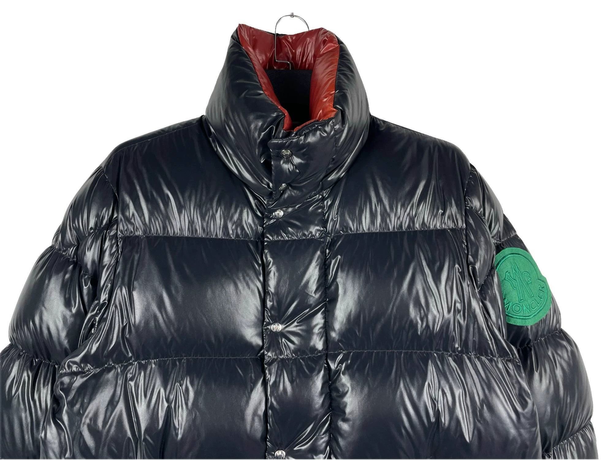Moncler Moncler 1952 Dervaux Logo Sleeve Black Down Jacket Size US L / EU 52-54 / 3 - 3 Thumbnail