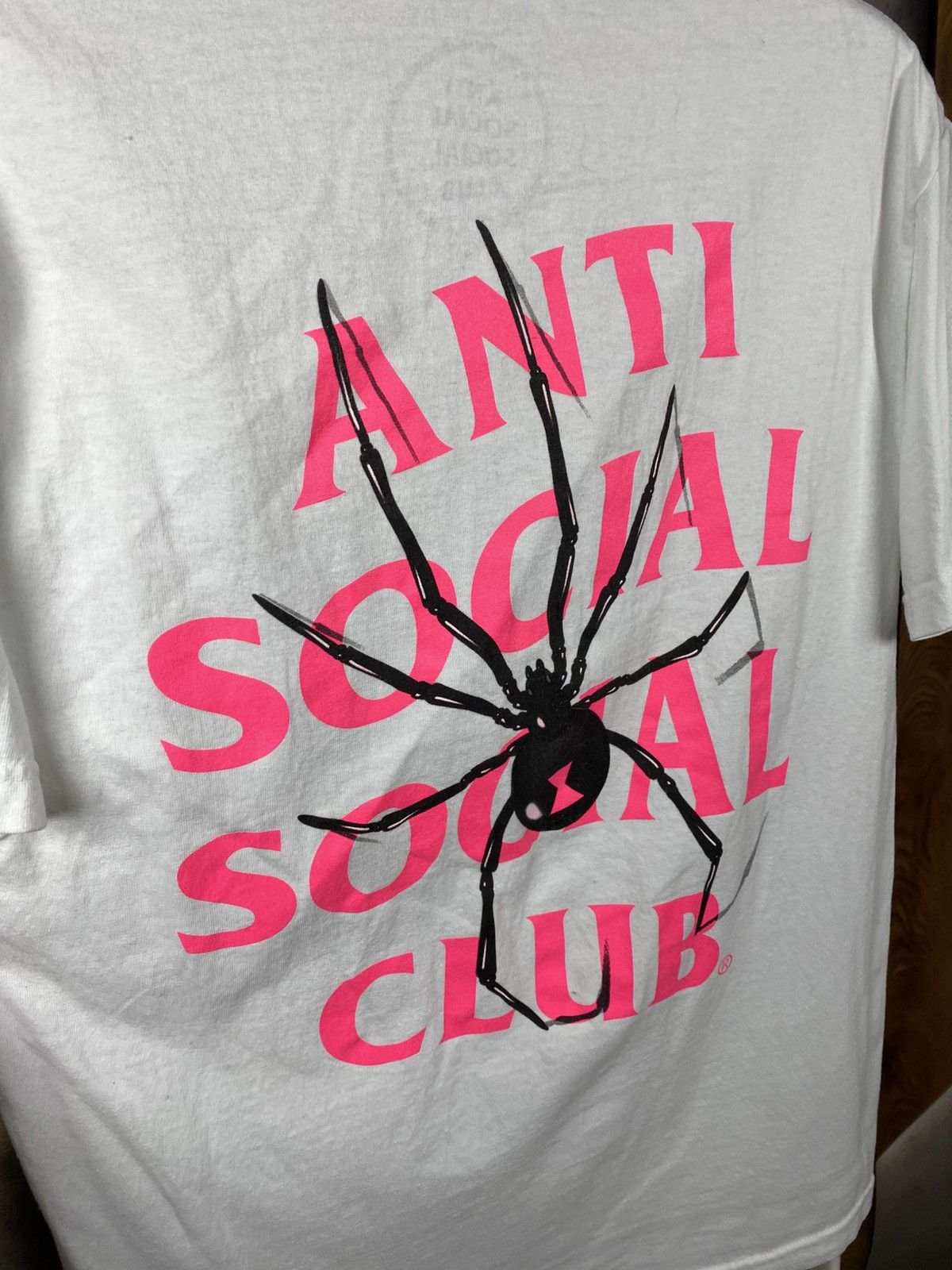 Anti Social Social Club 🕷️T-Shirt Anti Social Social Club Made In U.S.A. Spiser Tee🕷️ Size US M / EU 48-50 / 2 - 3 Thumbnail