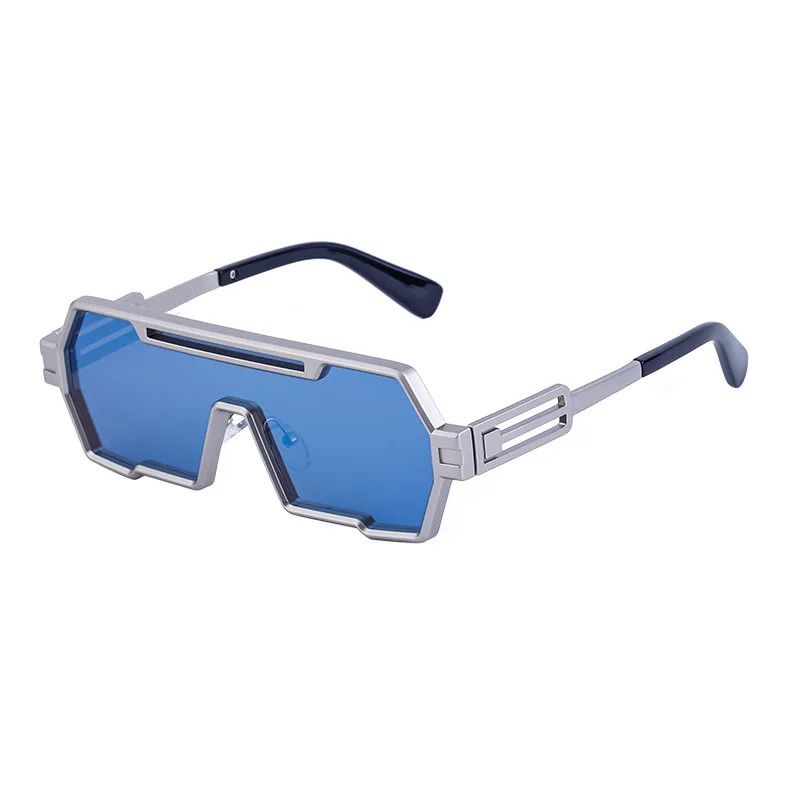 Vintage Vintage Metal Blue Mirror Sunglasses Size ONE SIZE - 3 Thumbnail