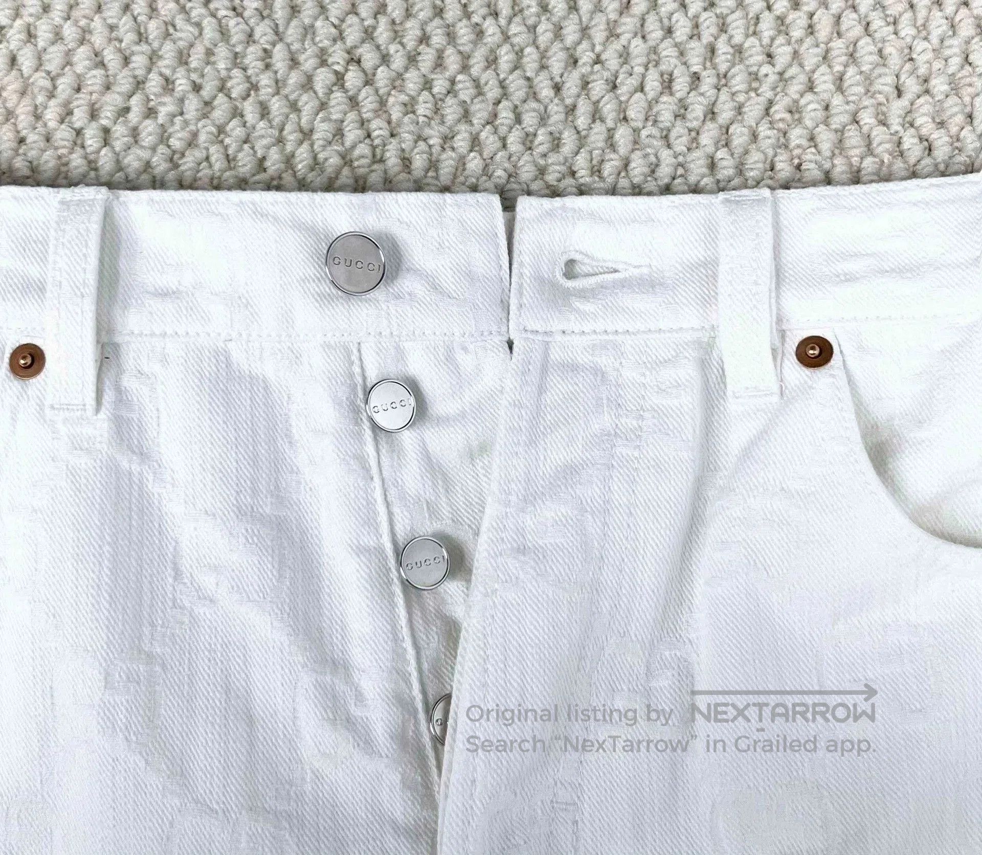 Other gucci ss24 white denim logo shorts. Size US 26 / EU 42 - 5 Thumbnail