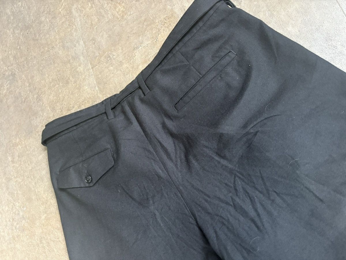 Ann Demeulemeester Ann Demeulemeester Wide Leg Belted Trousers Size US 34 / EU 50 - 7 Thumbnail