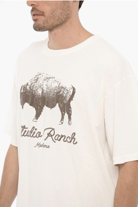 1989 STUDIO o1y0525 T-Shirt in White Size US XL / EU 56 / 4 - 2 Thumbnail