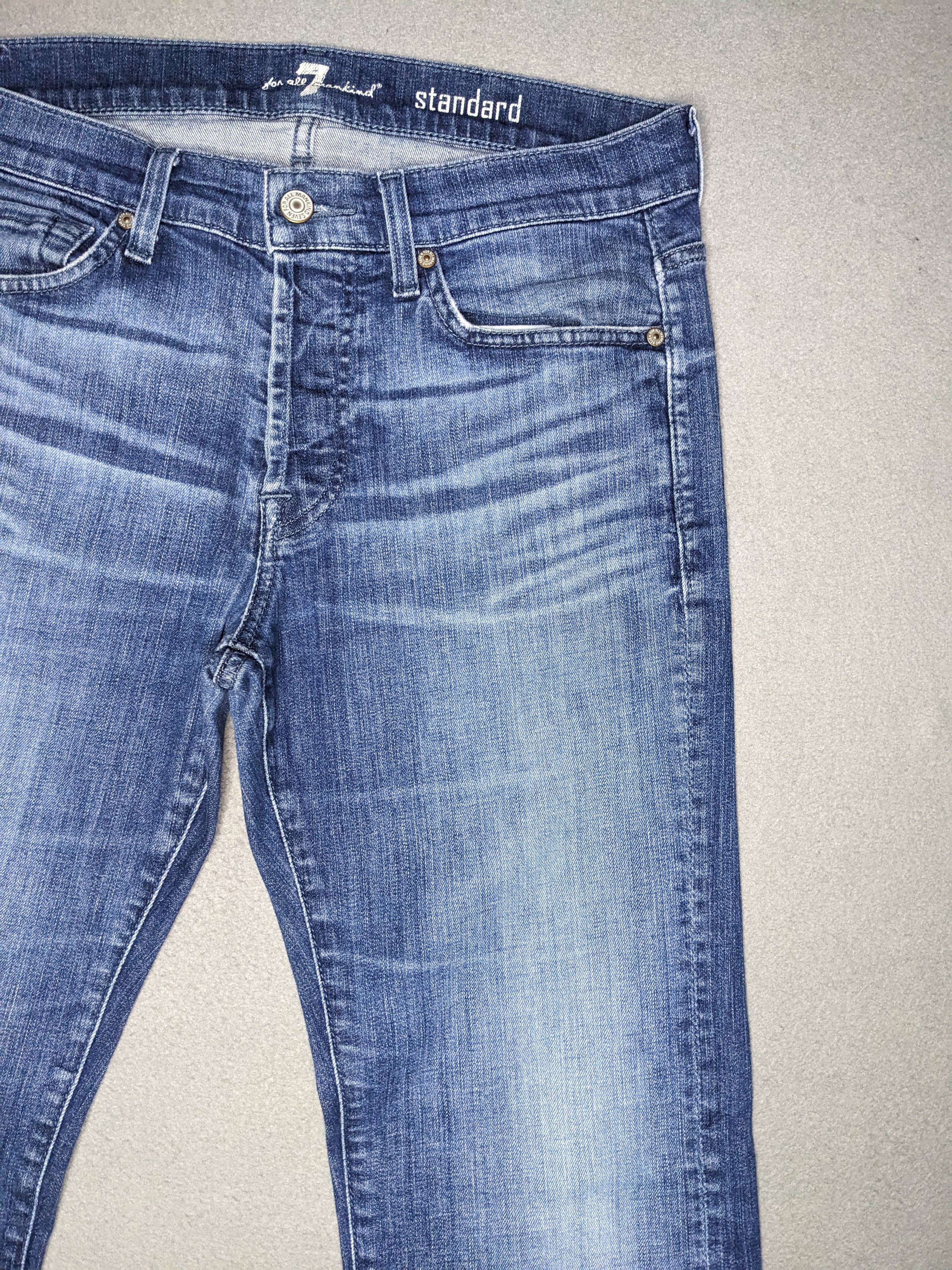 7 For All Mankind 7 For All Mankind Standard Jeans 32x31 Denim Button Fly Y2K Size US 32 / EU 48 - 3 Thumbnail
