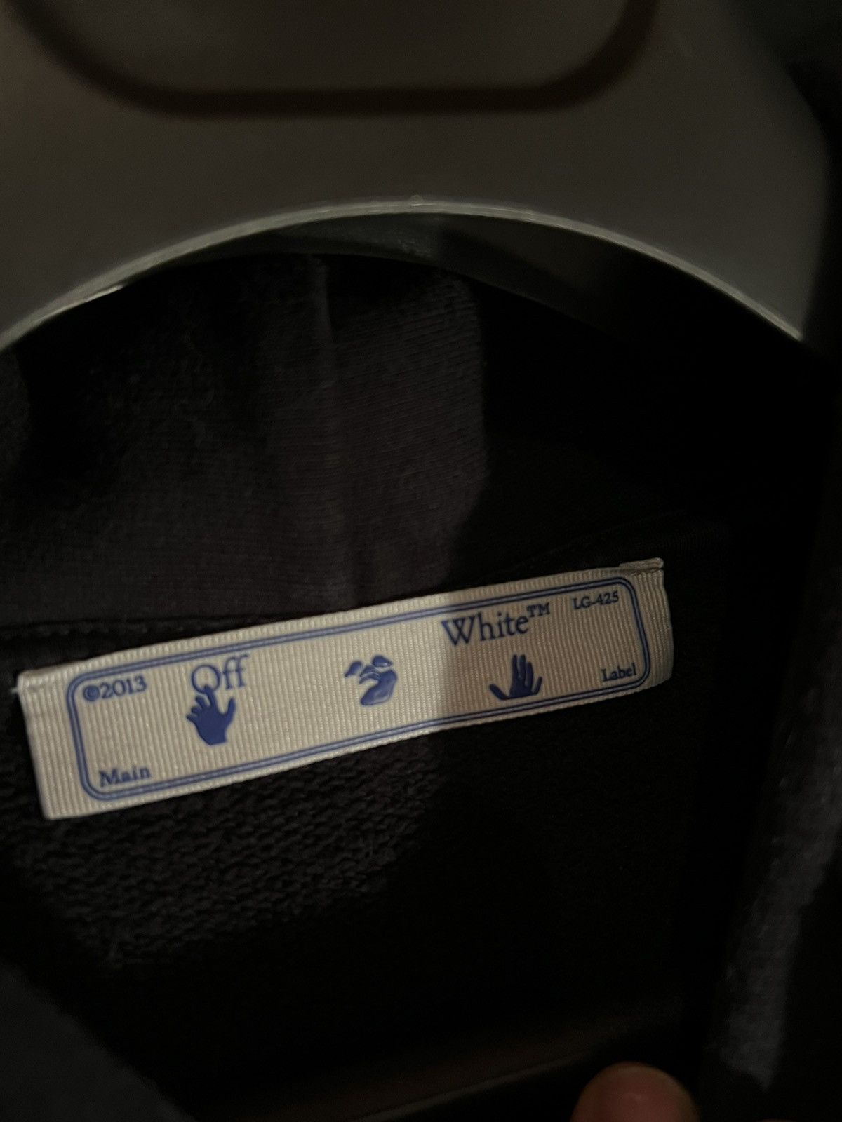 Off-White OFF-WHITE Caravaggio Diag Sleeve Hoodie Size US XS / EU 42 / 0 - 4 Thumbnail