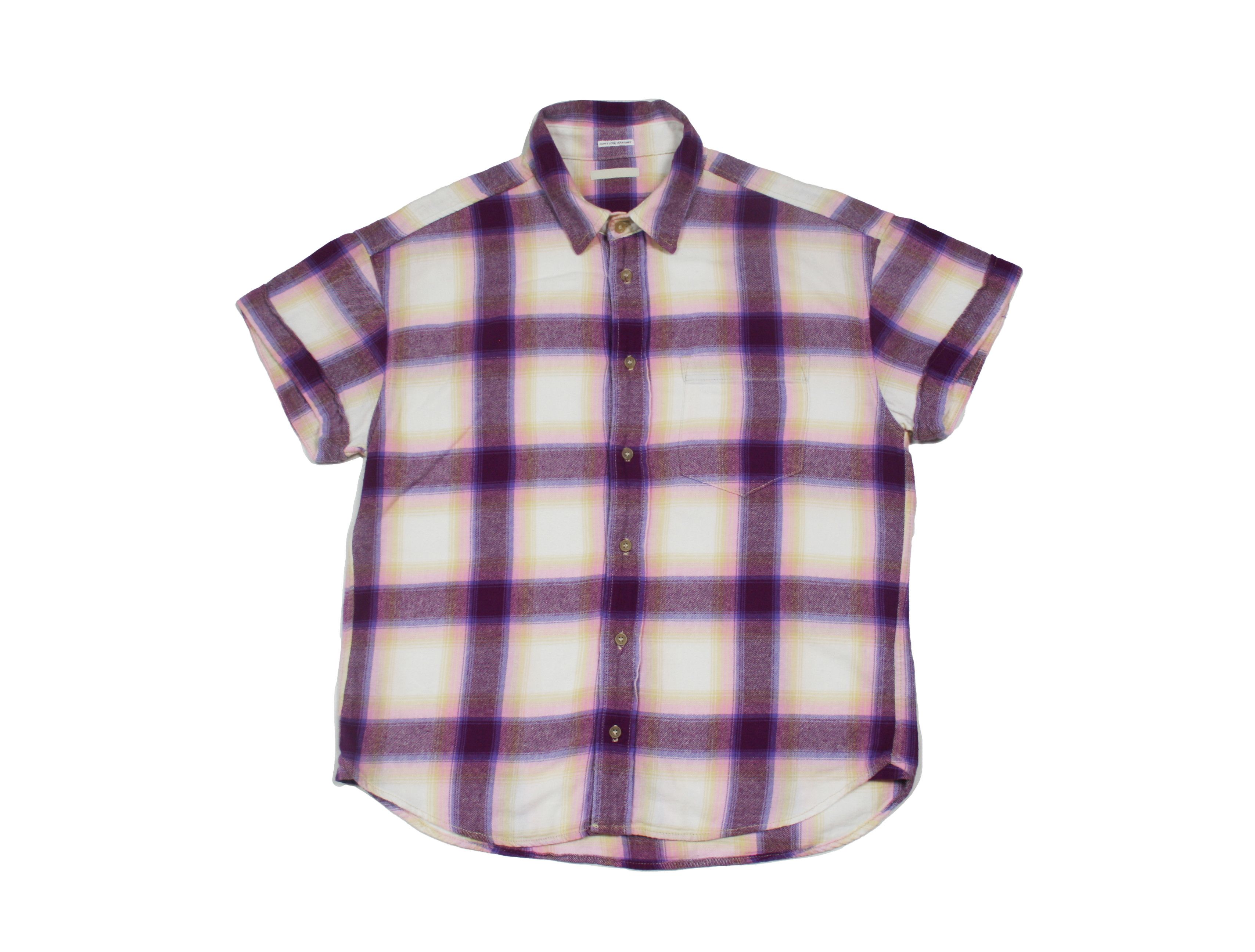 MOTHER Soft Plaid S/S Overshirt Size S / US 4 / IT 40 - 1 Thumbnail