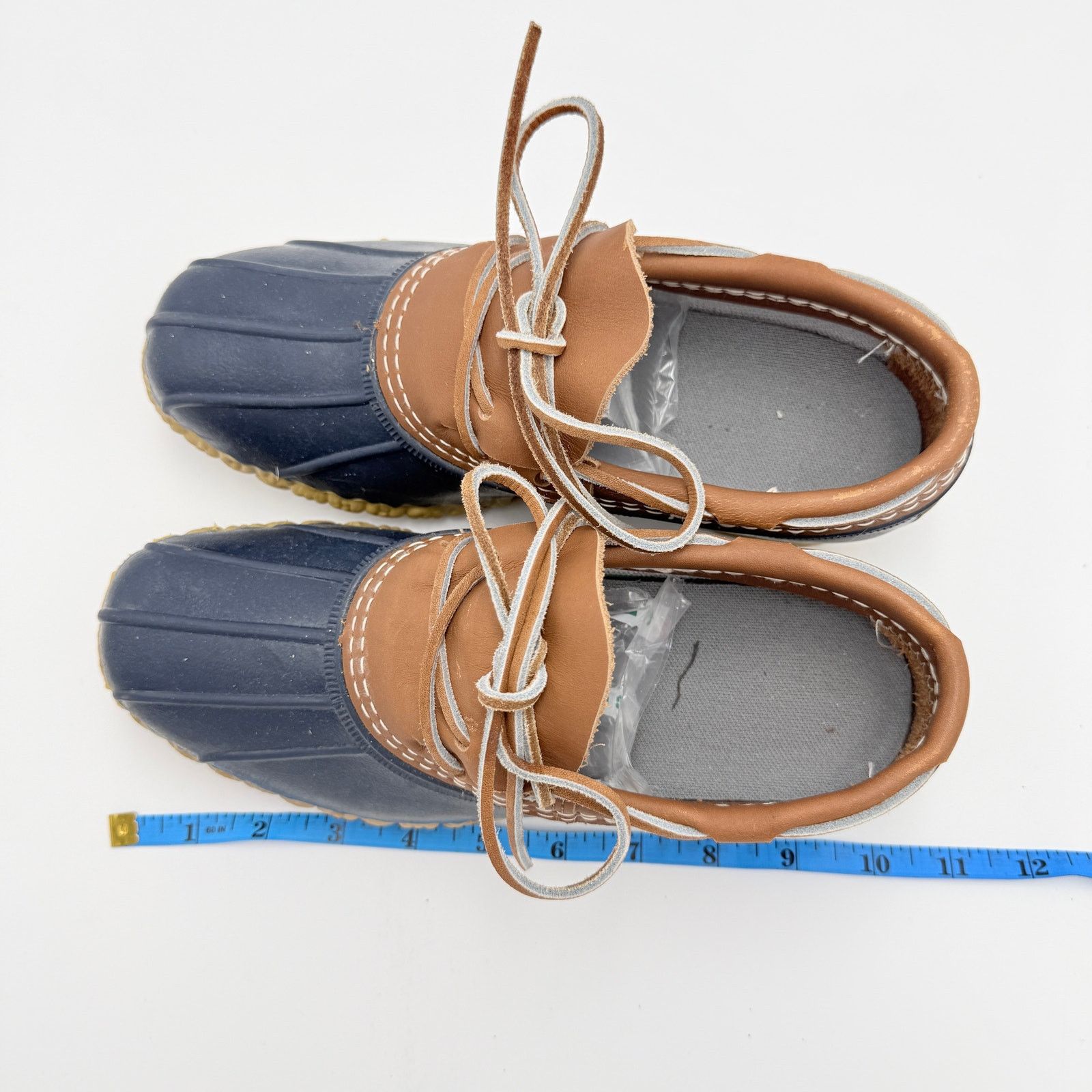 L.L. Bean L.L.Bean Rubber Gumshoe Bean Boots Navy/Tan Women's Size 8 Size US 8 / IT 38 - 10 Thumbnail