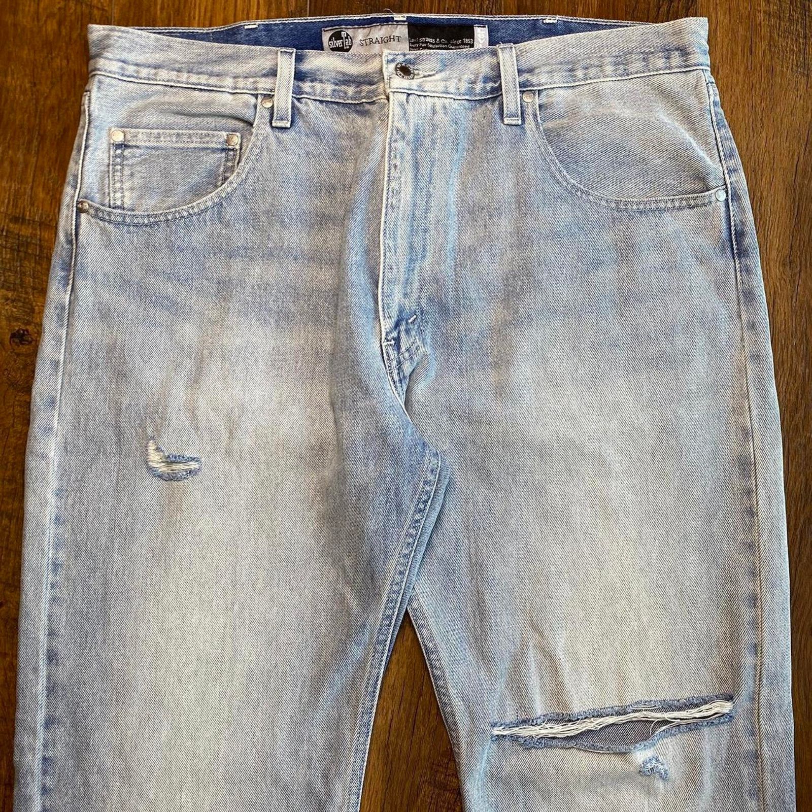 Levi's Silver tab straight leg Size US 38 / EU 54 - 5 Thumbnail