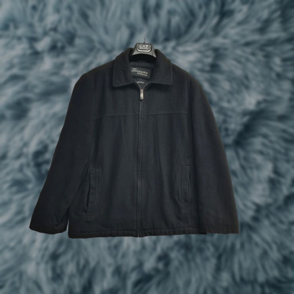 Dockers DOCKERS Pea Coat Insulated Premium Wool Black M Men Size Medium Size US M / EU 48-50 / 2 - 1 Thumbnail