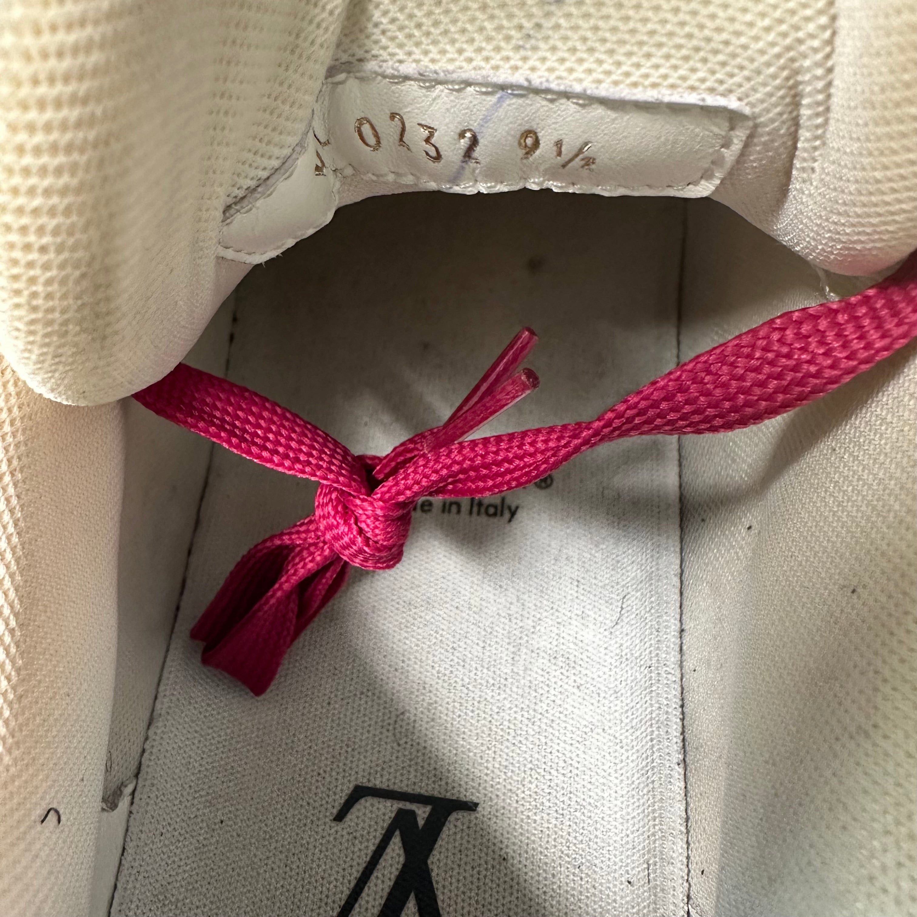 Louis Vuitton Louis Vuitton Pink White Trainer Sneaker Sz 11 (9.5LV) Size US 11 / EU 44 - 7 Thumbnail