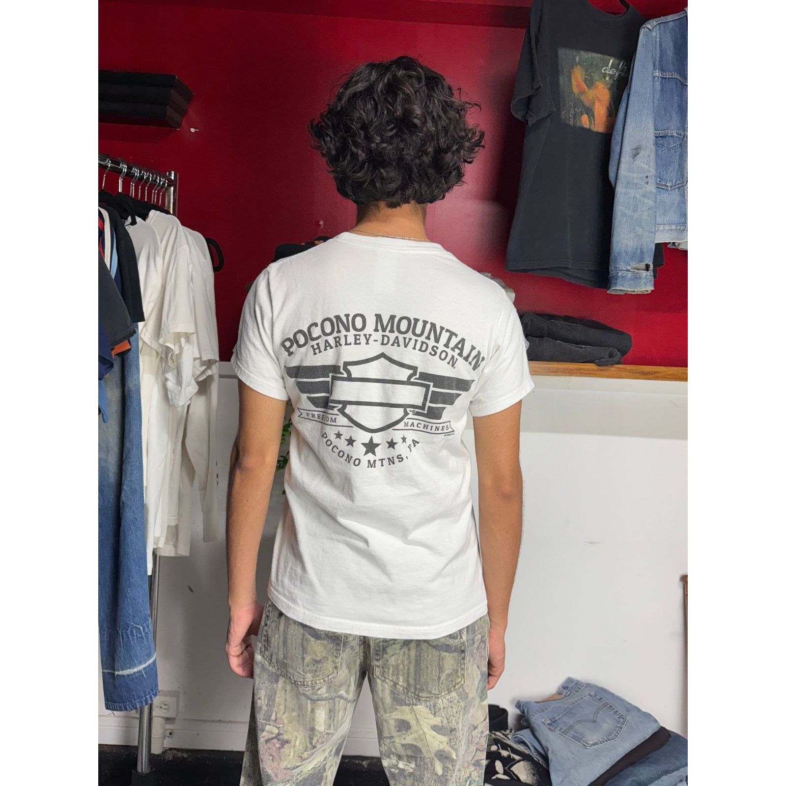 Harley Davidson Harley Davidson vintage style motorcycle tee Size US S / EU 44-46 / 1 - 2 Thumbnail