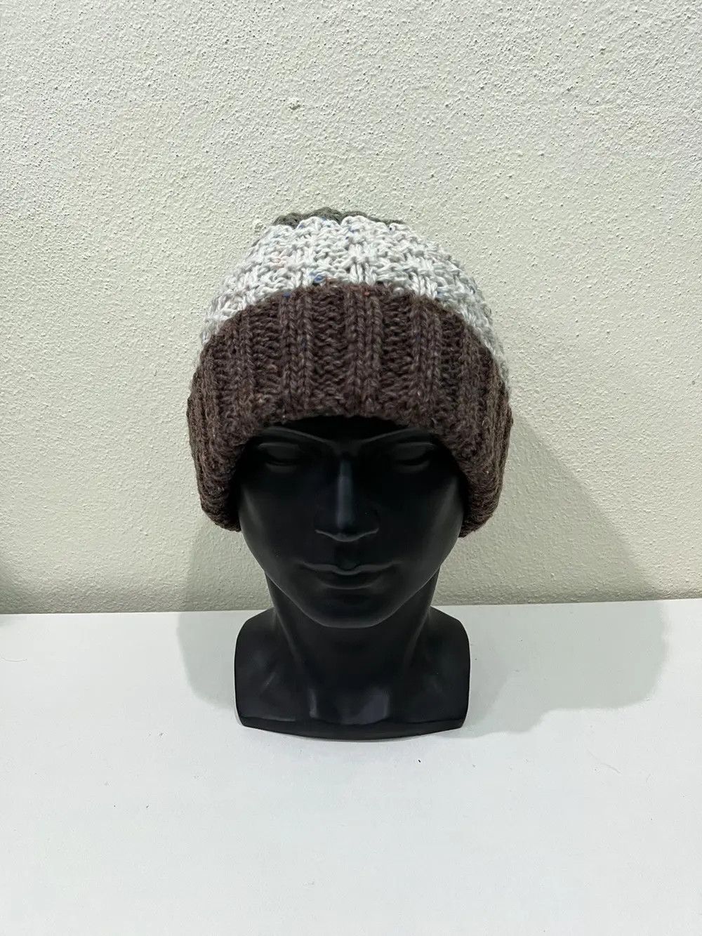 Vintage Vintage Knitted Beanie Hats Size ONE SIZE - 2 Thumbnail