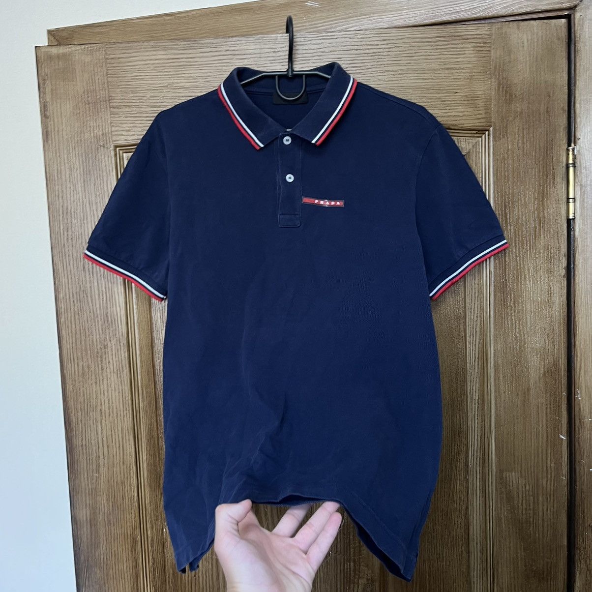 Prada Prada Polo t-shirt Size US XL / EU 56 / 4 - 2 Thumbnail