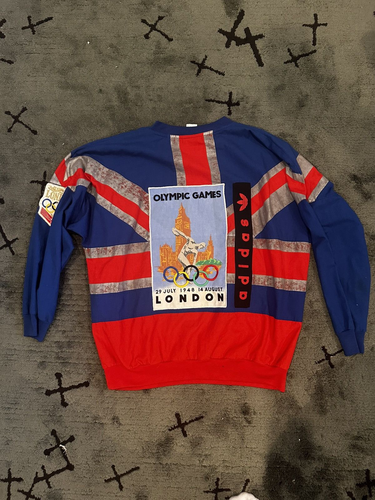 Adidas Vintage 80’s Adidas London Olympics Games 1908 Sweatshirt Size US L / EU 52-54 / 3 - 2 Thumbnail