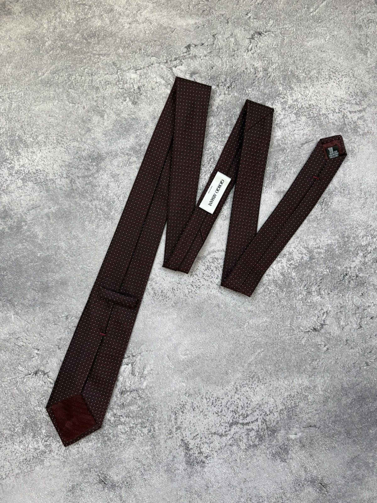 Giorgio Armani Giorgio Armani Luxury Silk Tie Red Polka Dot Made In Italy Size ONE SIZE - 1 Thumbnail