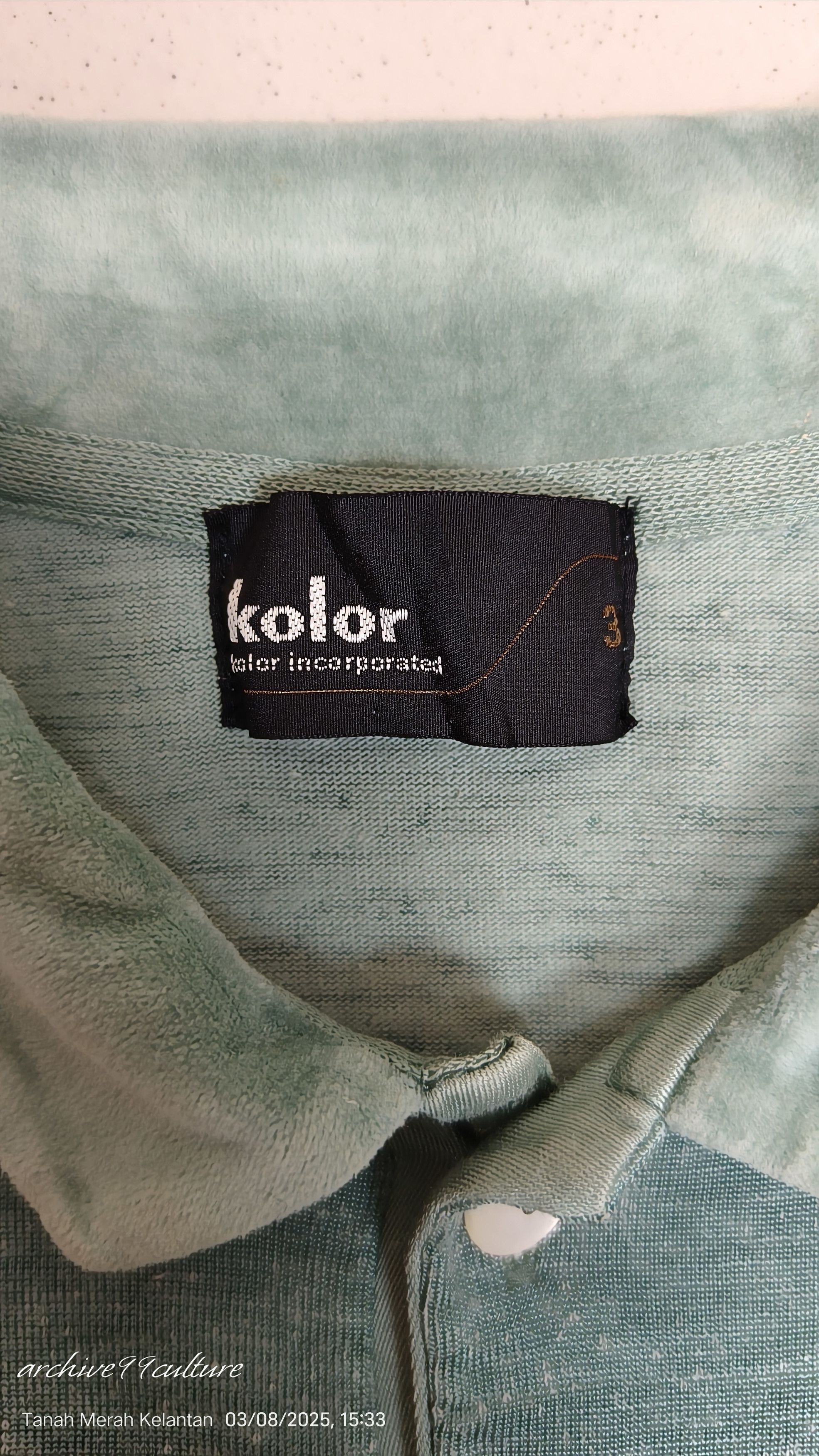 Kolor KOLOR INCORPORATED Rayon 3/4 sleeve shirt Size US M / EU 48-50 / 2 - 5 Thumbnail