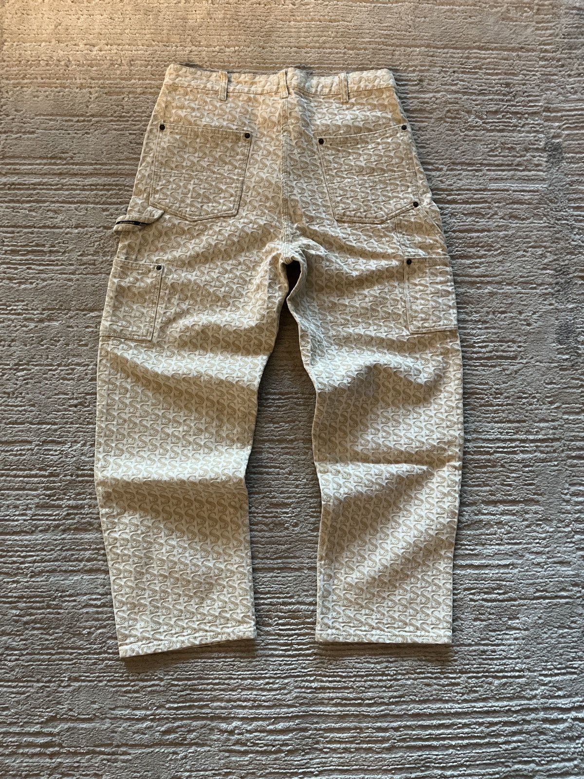 Supreme Supreme 21aw Monogram carpenter pants Size US 32 / EU 48 - 4 Thumbnail