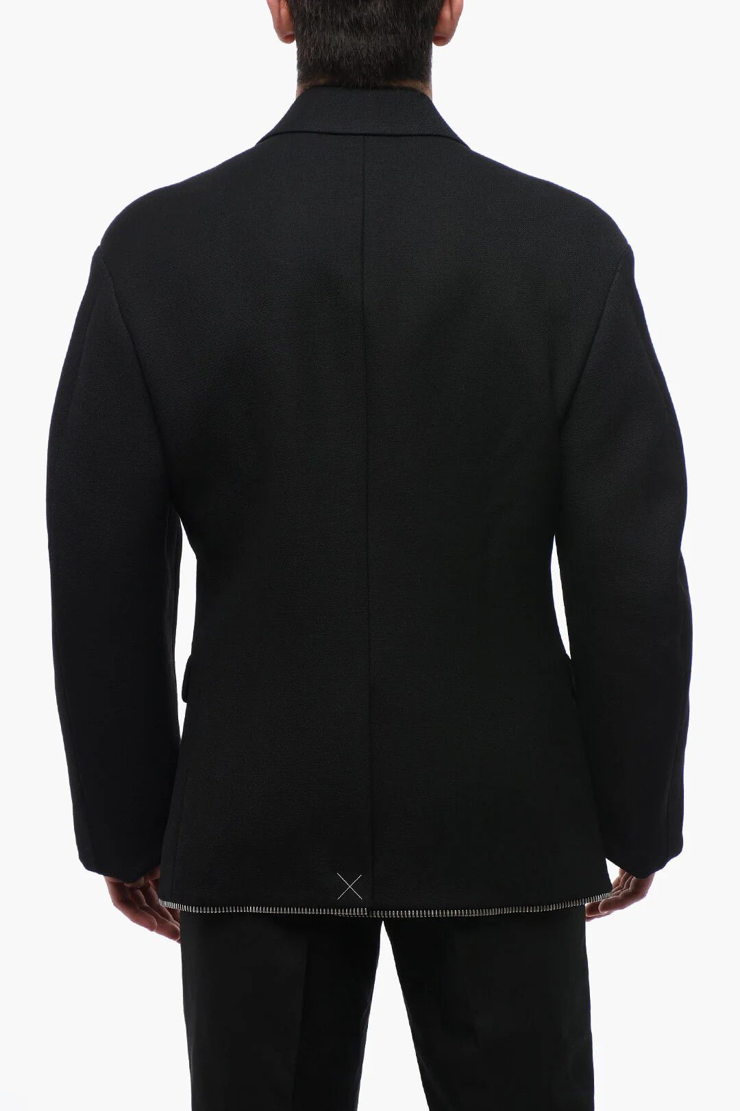 Off-White og1mm0426 Wool Blazer in Black Size US L / EU 52-54 / 3 - 2 Thumbnail