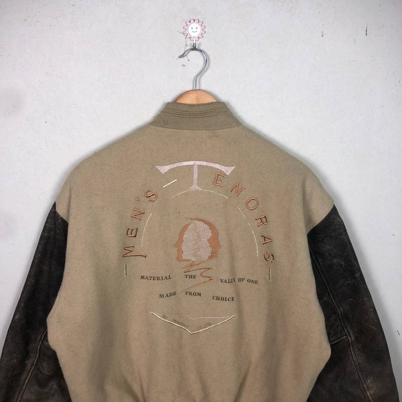 Other Vintage Men’s Tenoras Leather Varsity Jacket Stadium Jacket Size US L / EU 52-54 / 3 - 4 Thumbnail