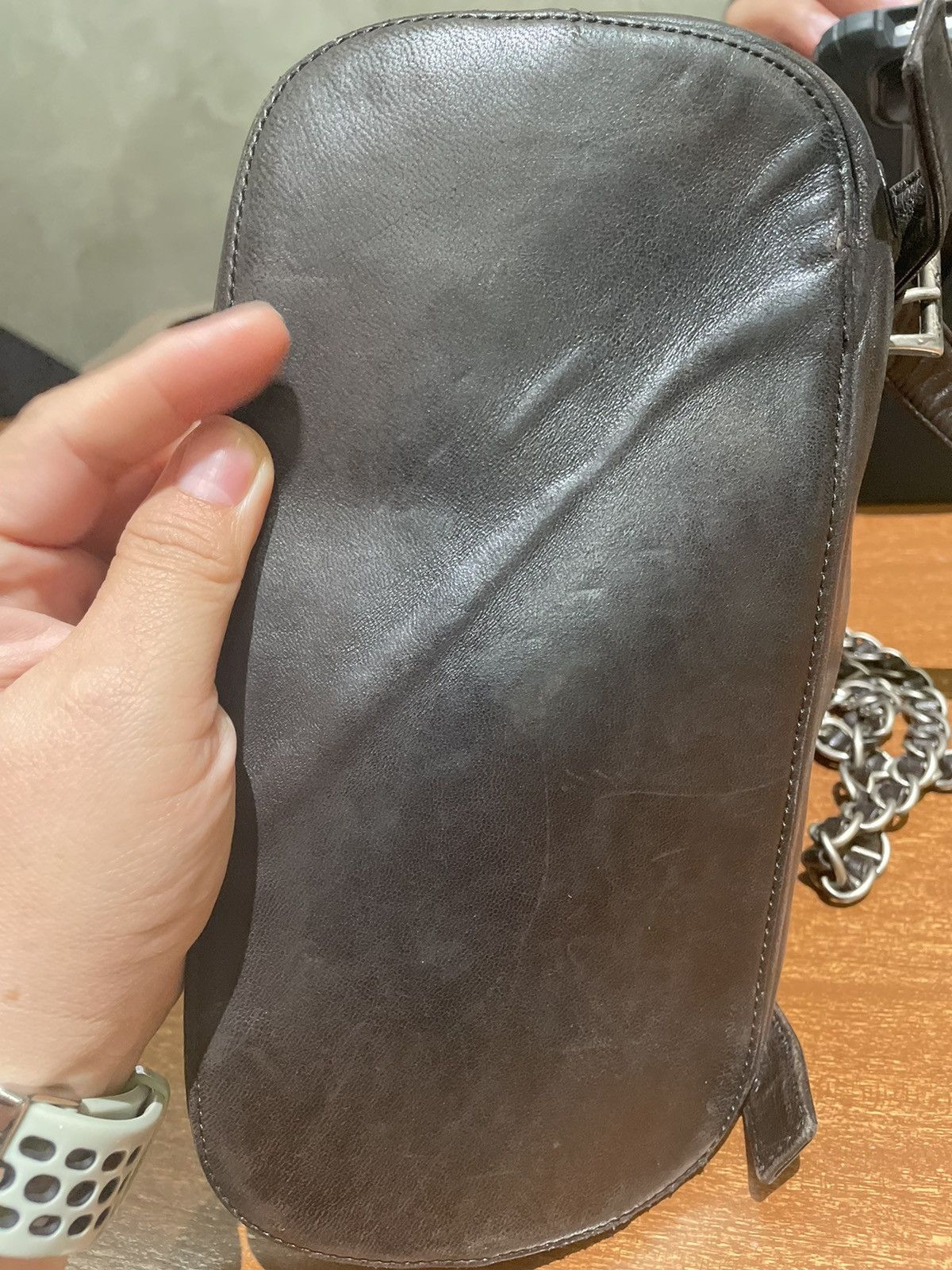 Prada × Vintage Prada Backpack Leather in Chain Strap Size ONE SIZE - 20 Thumbnail