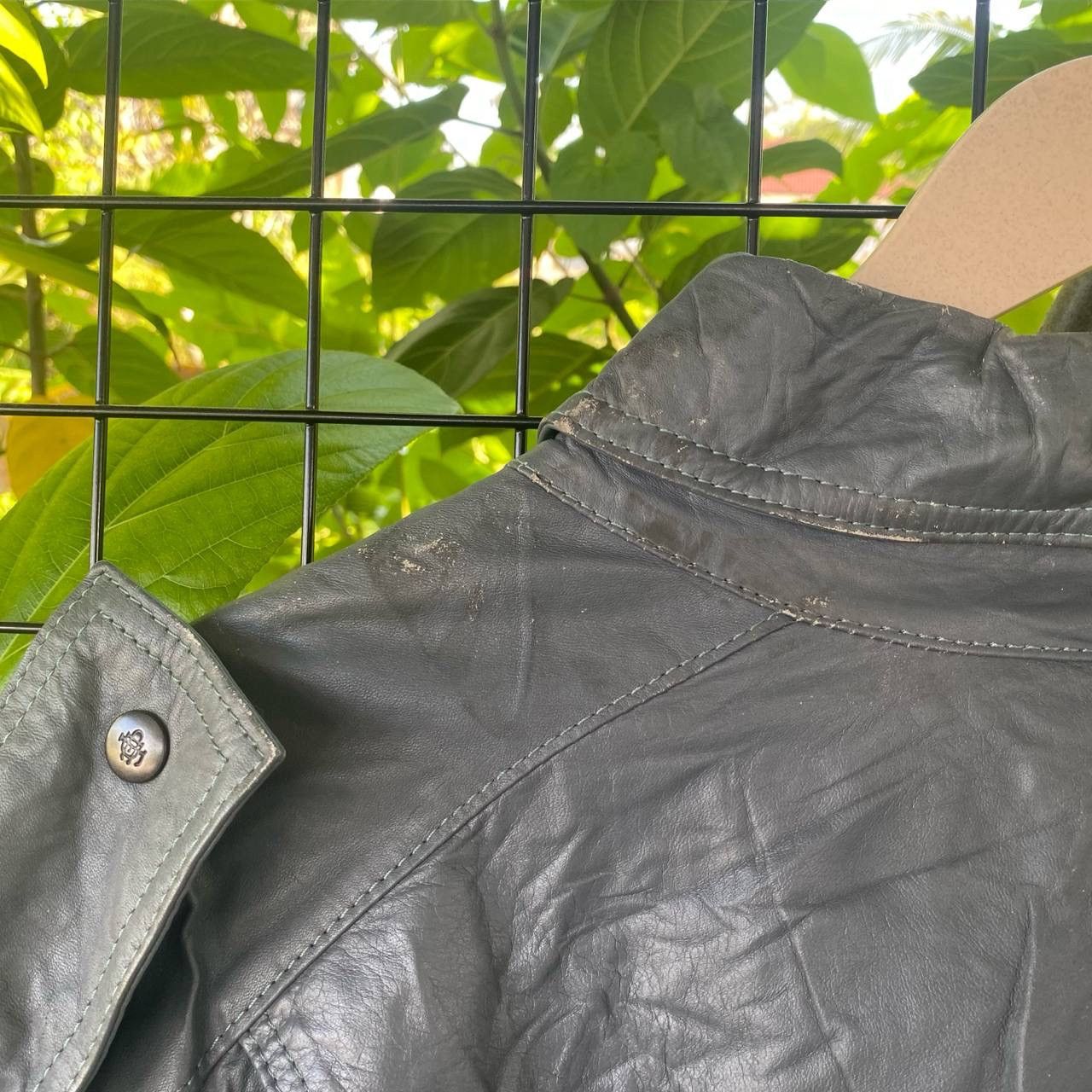 Genuine Leather × Vintage Vintage Nappa Vacca Bondage Caw Leather Jacket Size US XL / EU 56 / 4 - 10 Thumbnail