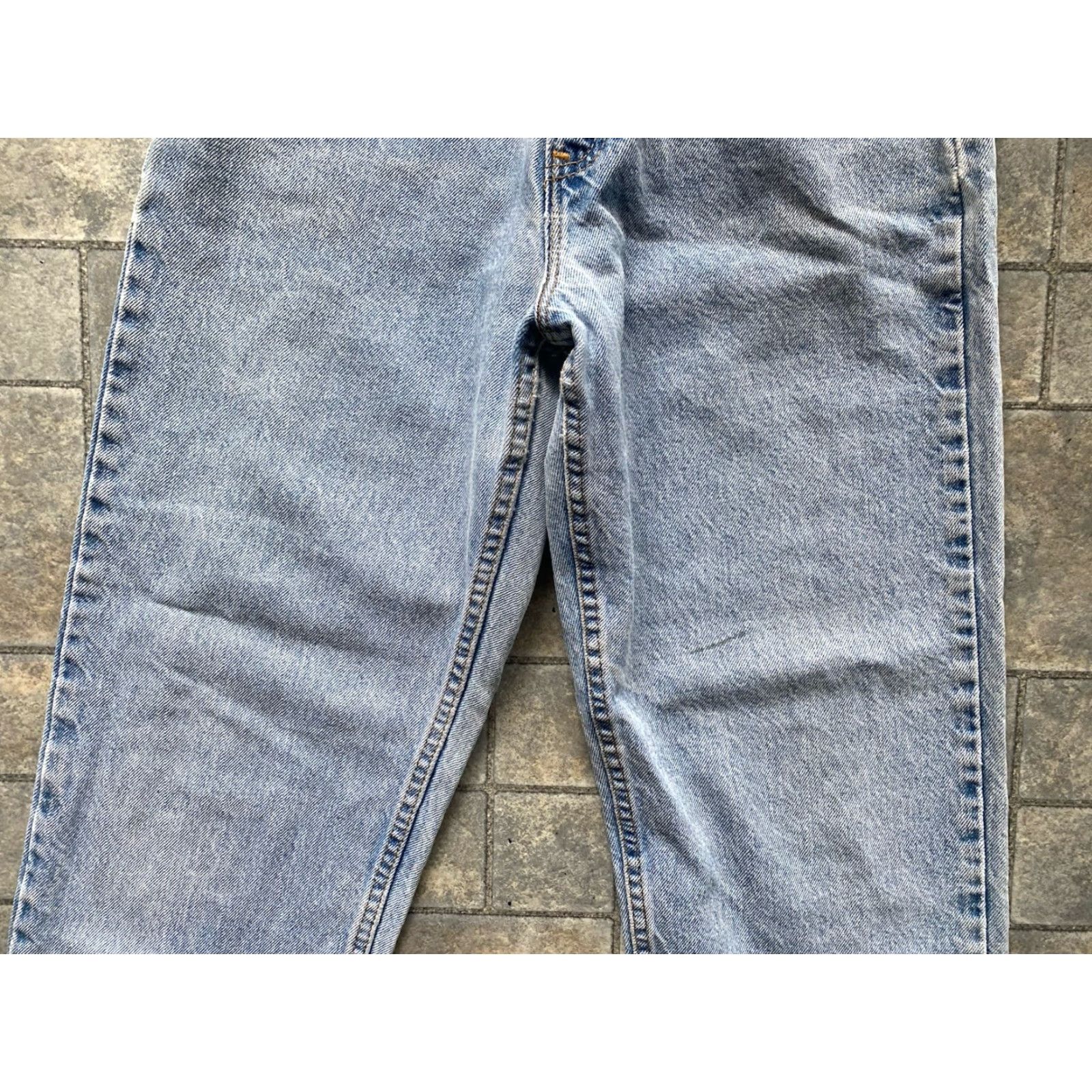 Levi's VINTAGE Levi’s 560 Jeans Women’s Blue 7 Loose Regular Fit Straight Leg USA Size 28" / US 6 / IT 42 - 3 Thumbnail