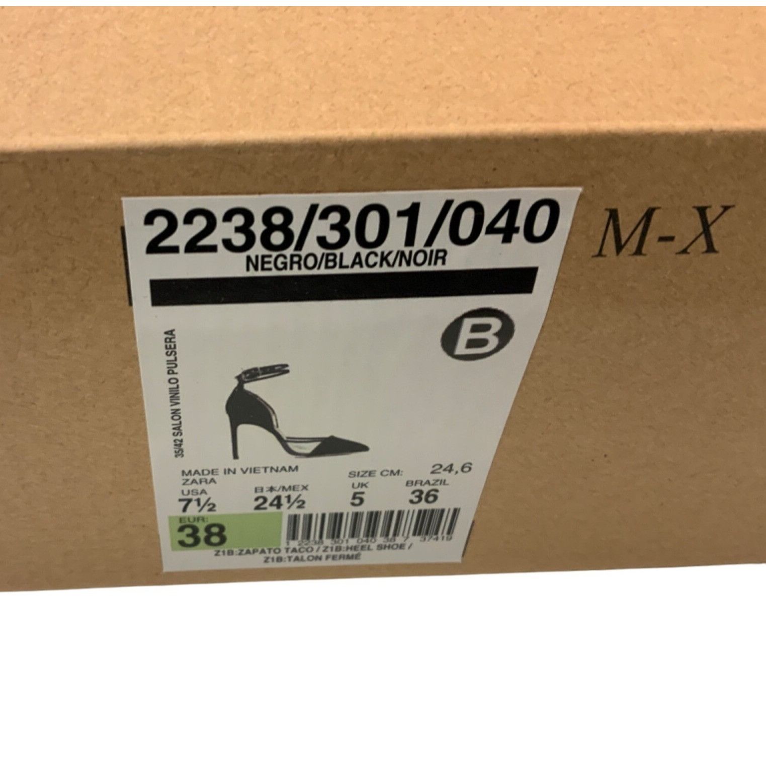 Zara Zara Black Sueded Heels With Clear Contrast Detail & Ankle S Size US 8 / IT 38 - 7 Thumbnail