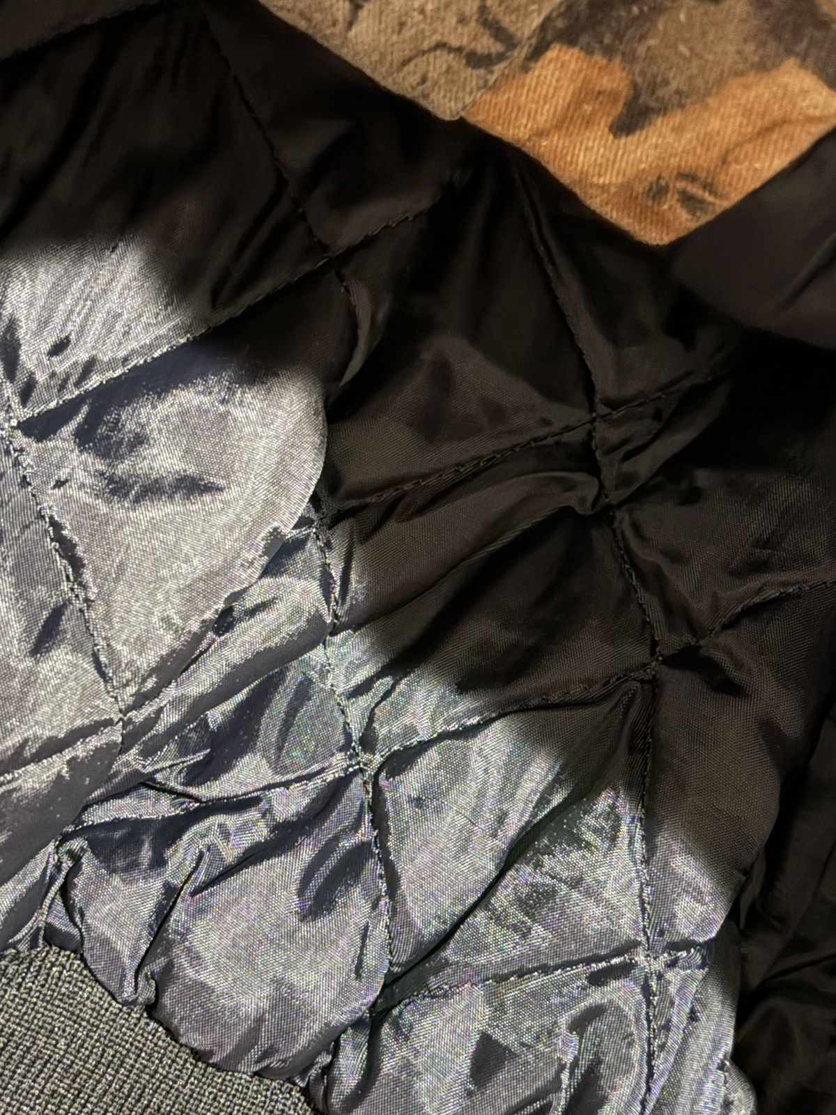Vintage Vintage Westark USA Nabholz Safe Camo Quilted Bomber Jacket Size US XL / EU 56 / 4 - 6 Thumbnail