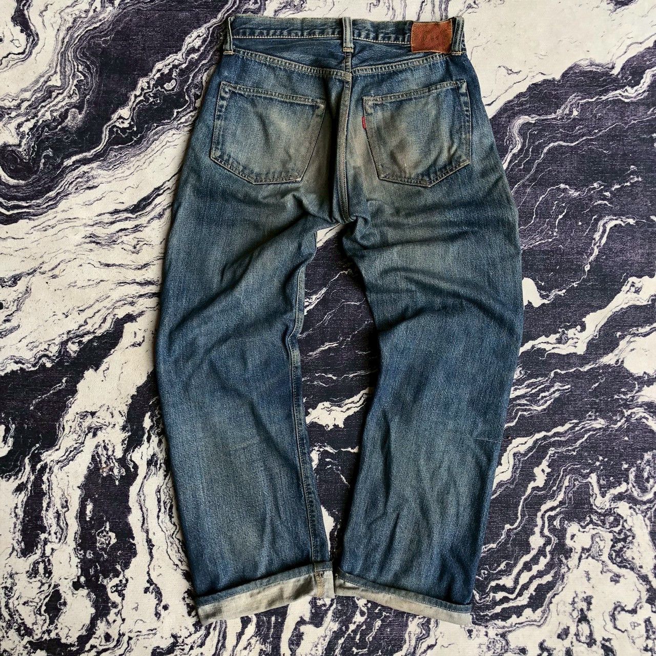 Sugar Cane Vintage Sugar Cane Selvedge Distressed Denim Size US 29 - 2 Thumbnail