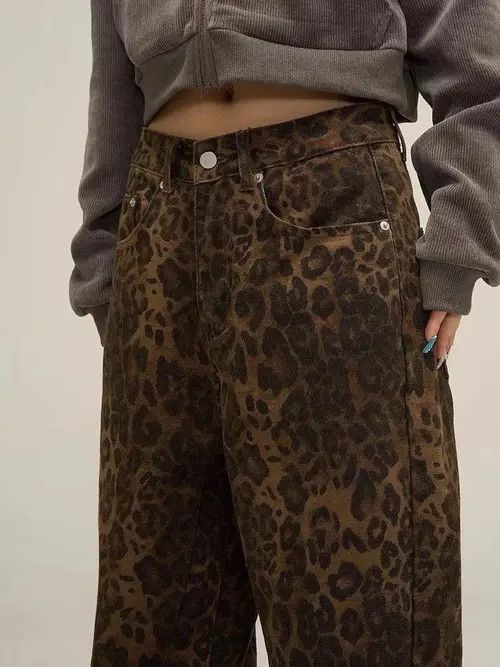 Japanese Brand Michiru x Haya Leopard Print Y2k Jean Size 25" / US 0 / IT 36 - 6 Thumbnail