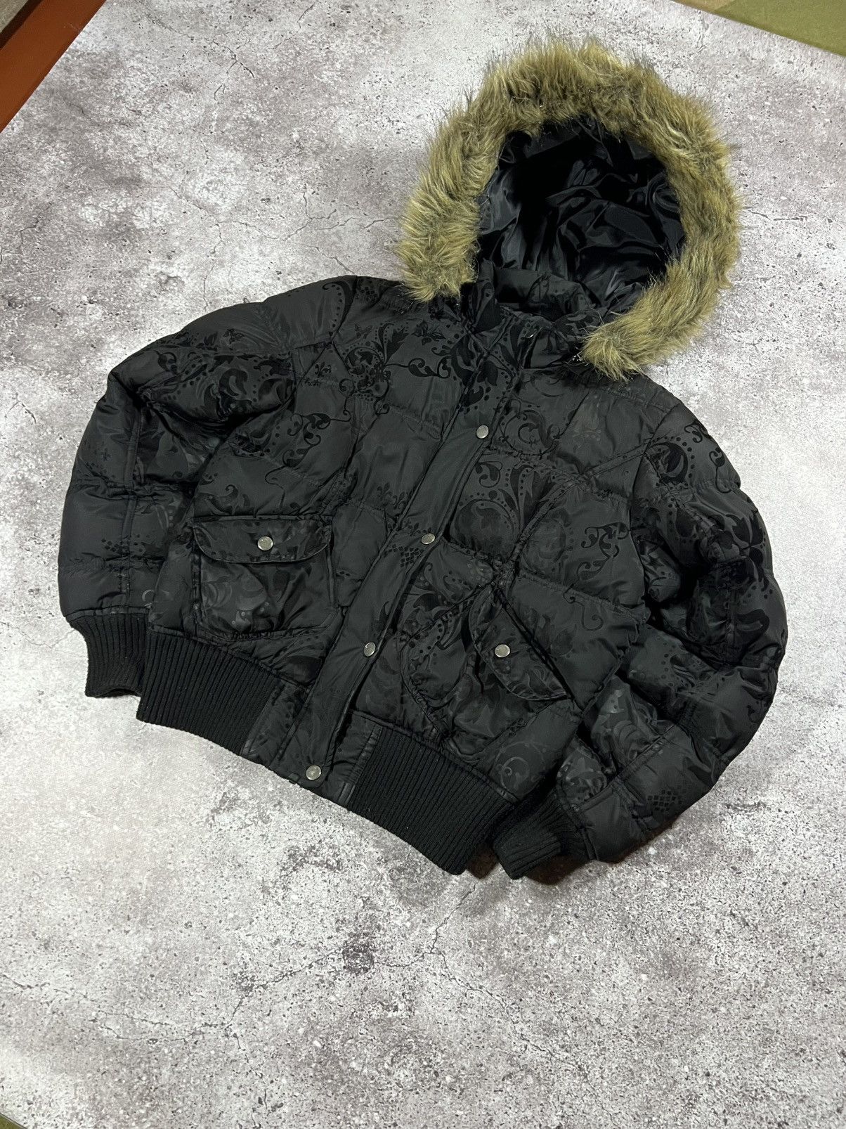 Japanese Brand Vintage Japanese G.O.A Style Fur Bomber Jacket Size US S / EU 44-46 / 1 - 4 Thumbnail