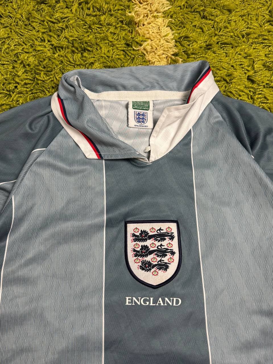 Vintage Vintage England Score Draw 1996 Football Soccer Jersey Size US XL / EU 56 / 4 - 2 Thumbnail