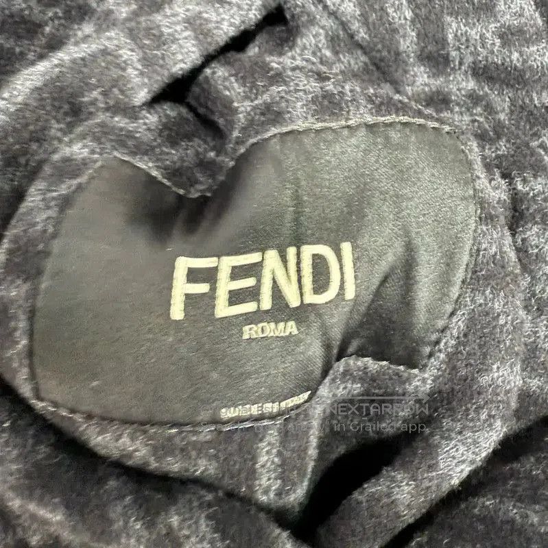 Fendi Fendi Men's Hooded Wool Coat in Multi-Color . Size US M / EU 48-50 / 2 - 7 Thumbnail