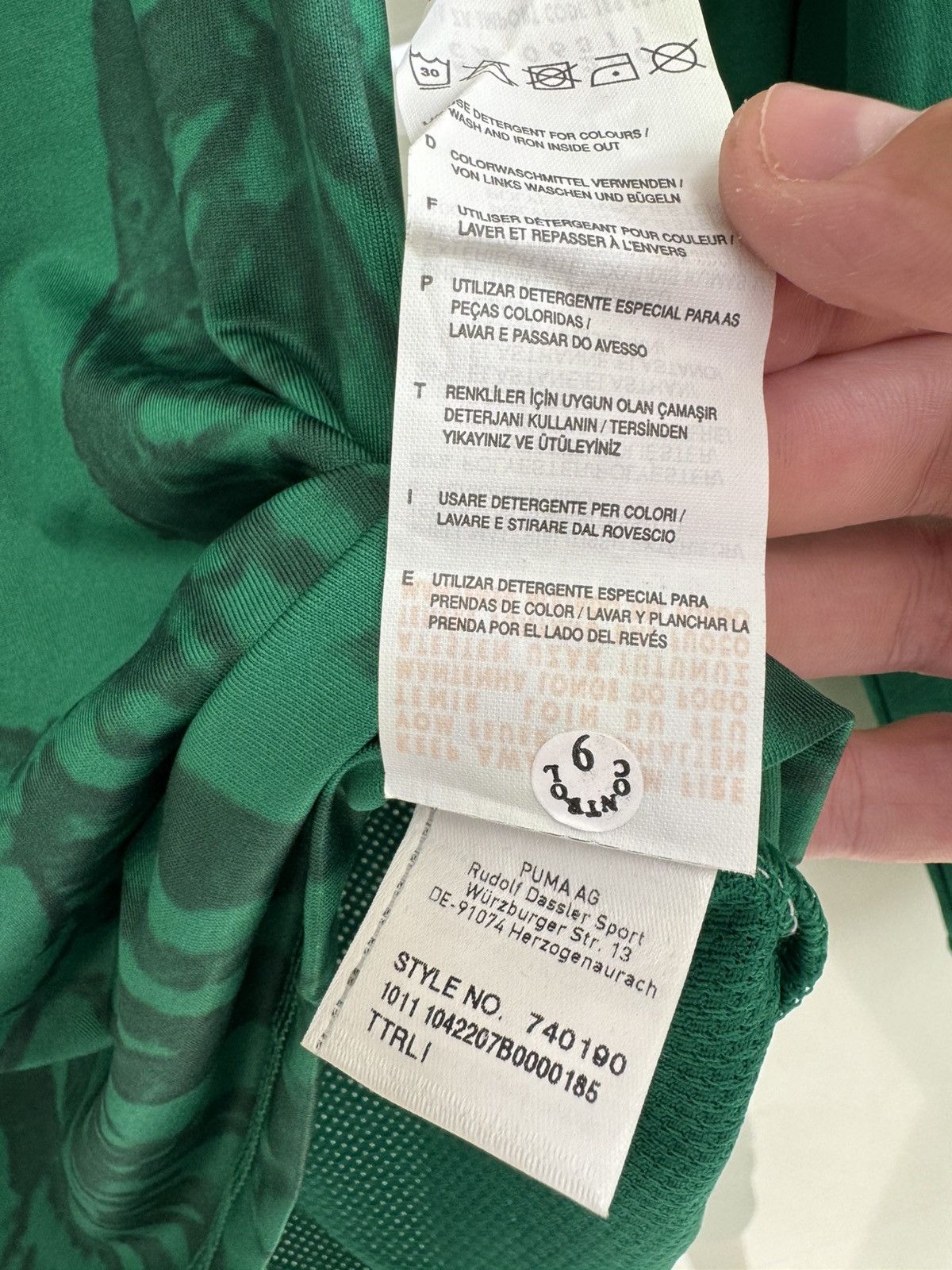 Puma Cameroon 2012-2013 Home Soccer Player Issue Jersey Kit Shirt Size US M / EU 48-50 / 2 - 14 Thumbnail