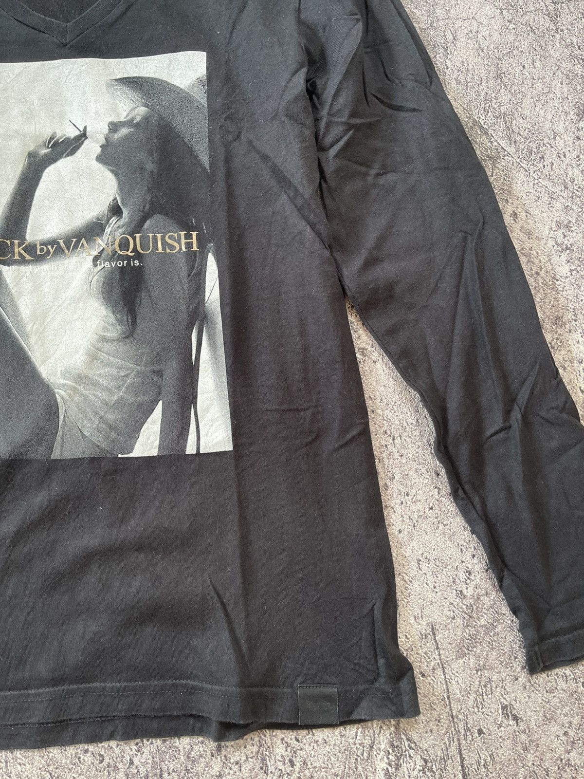 Japanese Brand Y2k Black by vanquish ifsixwasnine long sleeve Size US M / EU 48-50 / 2 - 4 Thumbnail